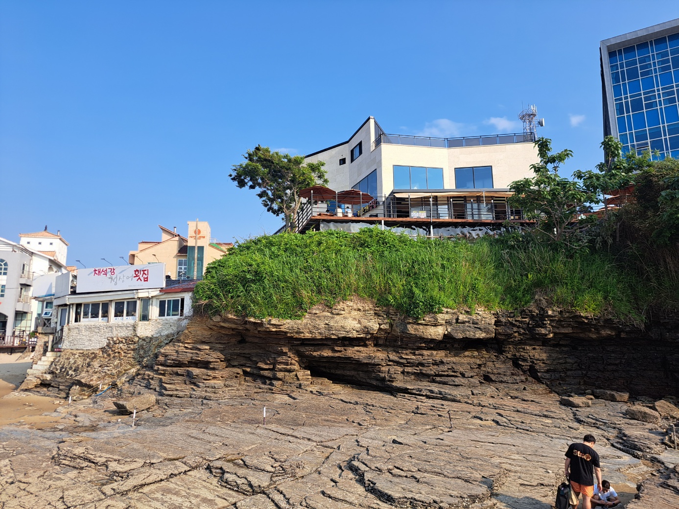채석강키조개삼합