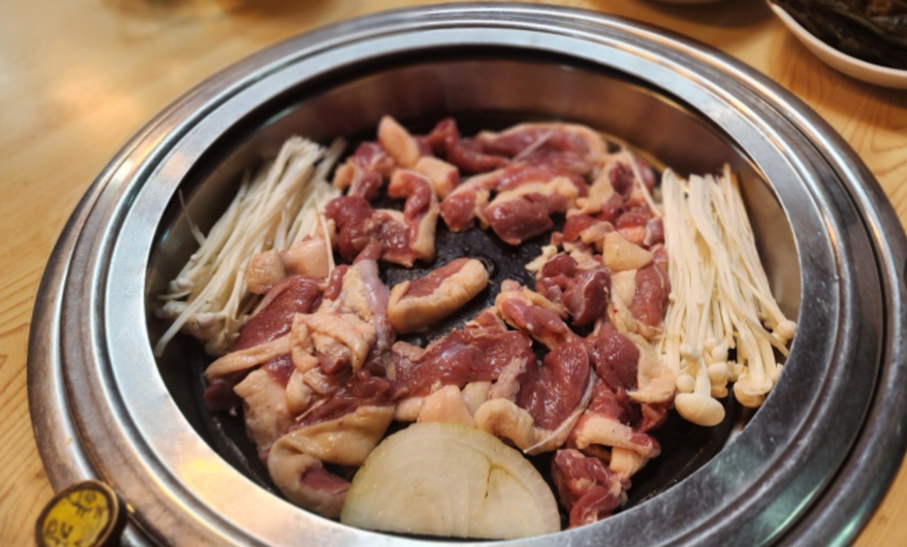 토담오리숯불구이