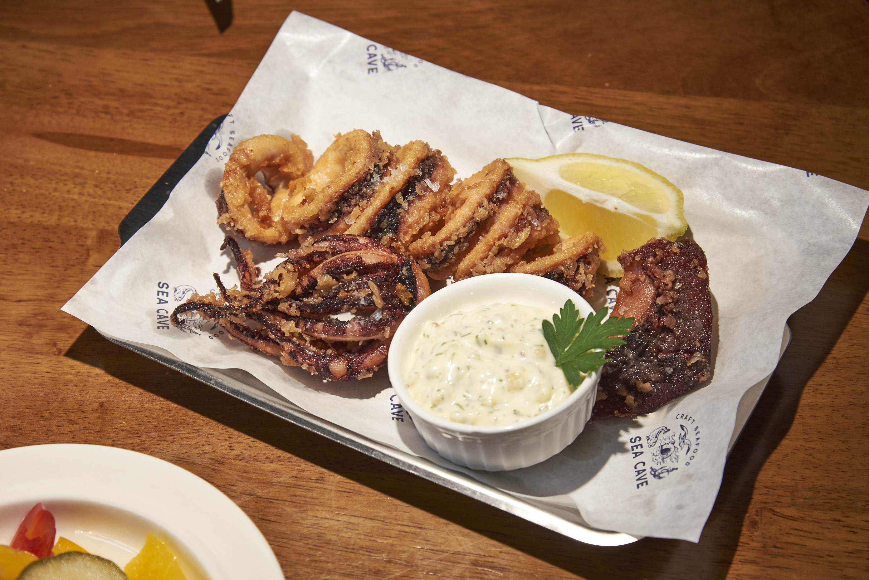 Deep fried calamari