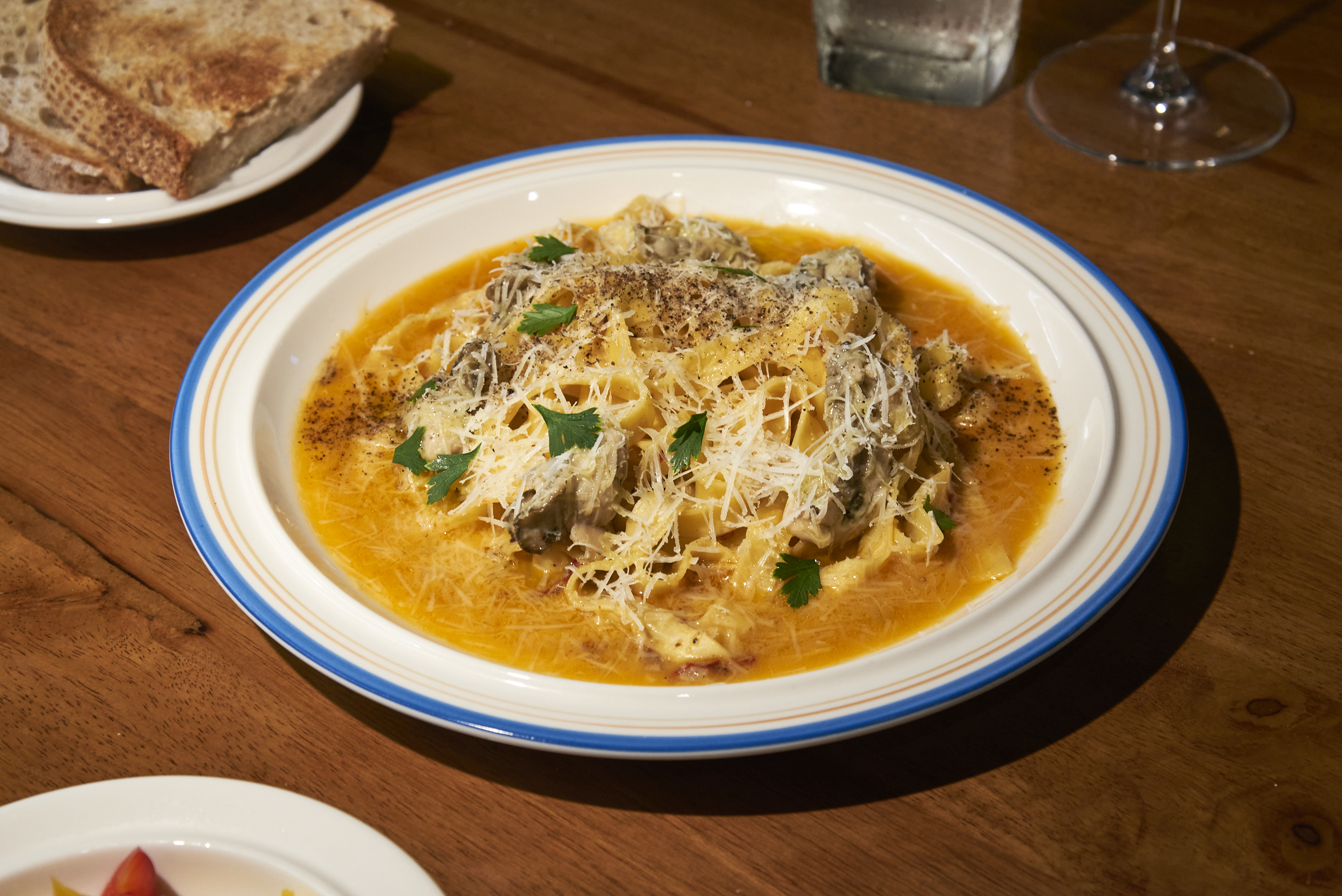 Oyster tagliatelle