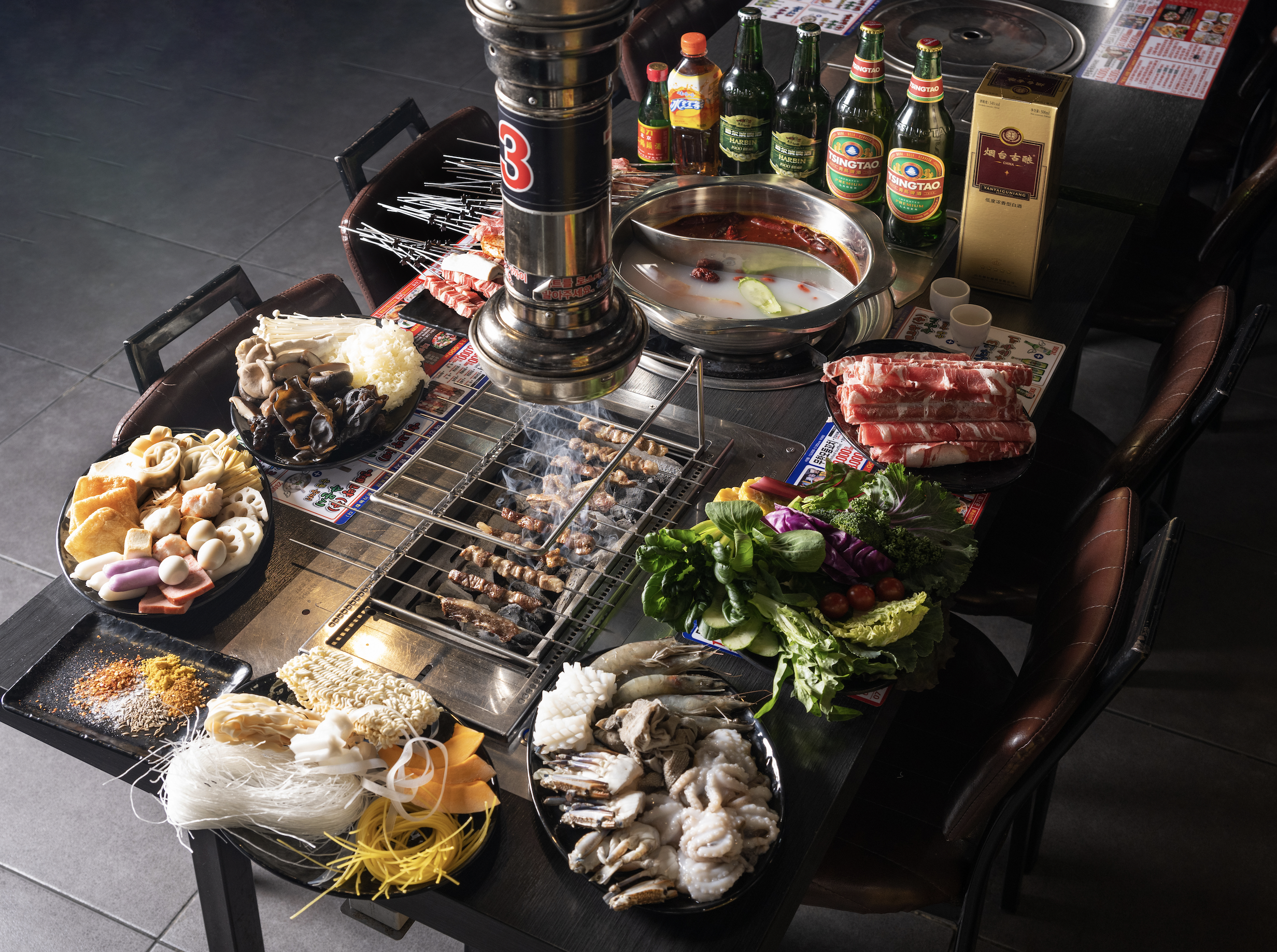 무한숯불양꼬치훠궈&뷔페