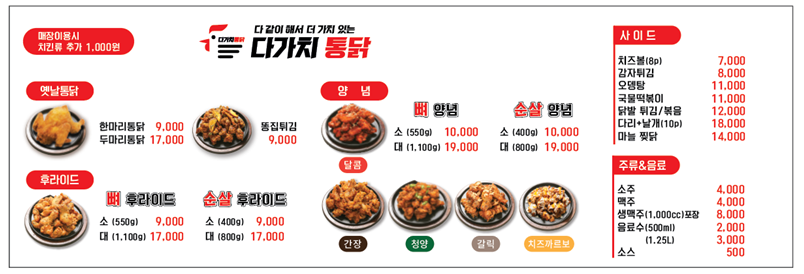 다가치통닭 석계점