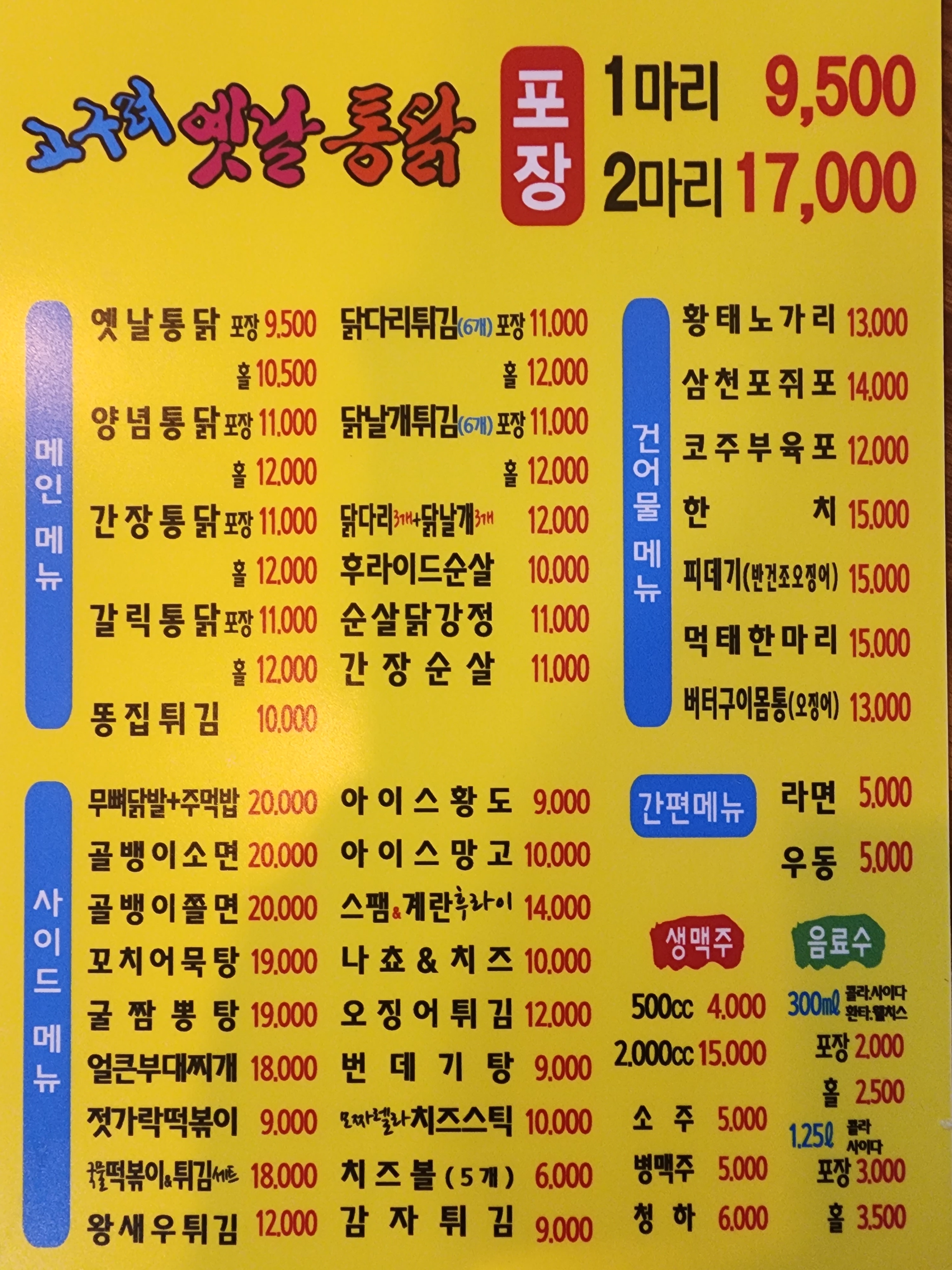 고구려옛날통닭 라페스타2호점