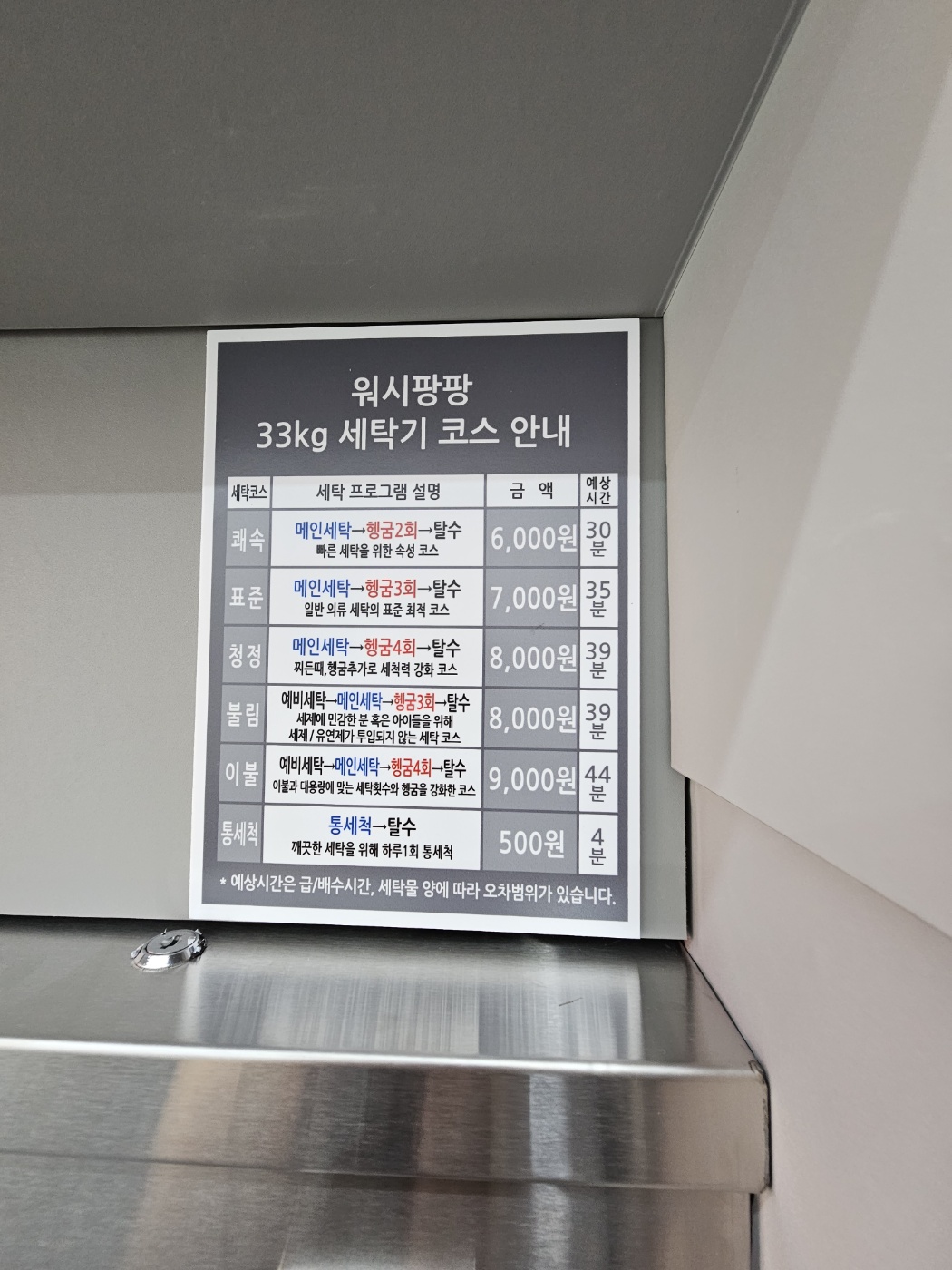 워시팡팡 셀프빨래방 효목점