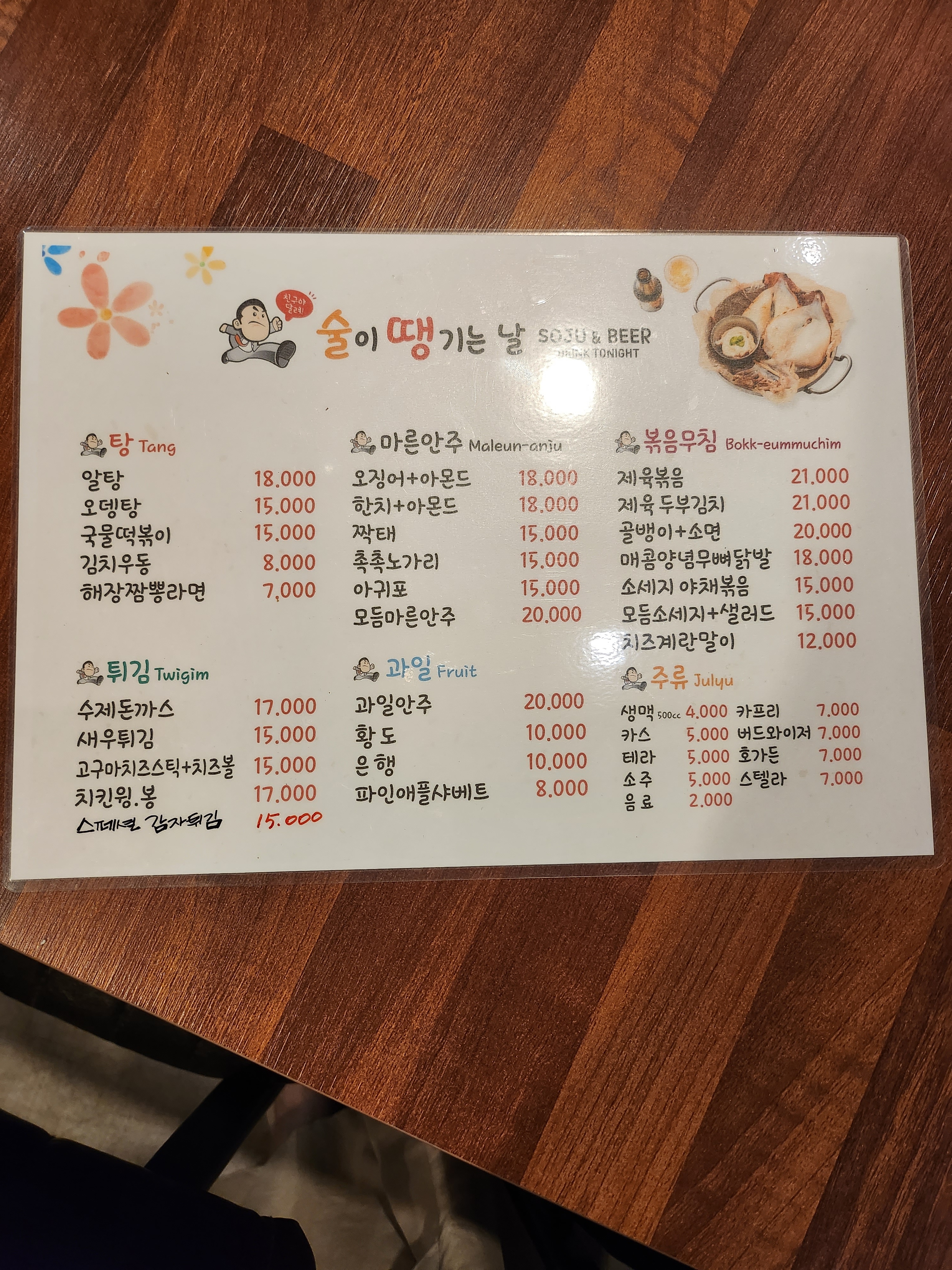 술이땡기는날