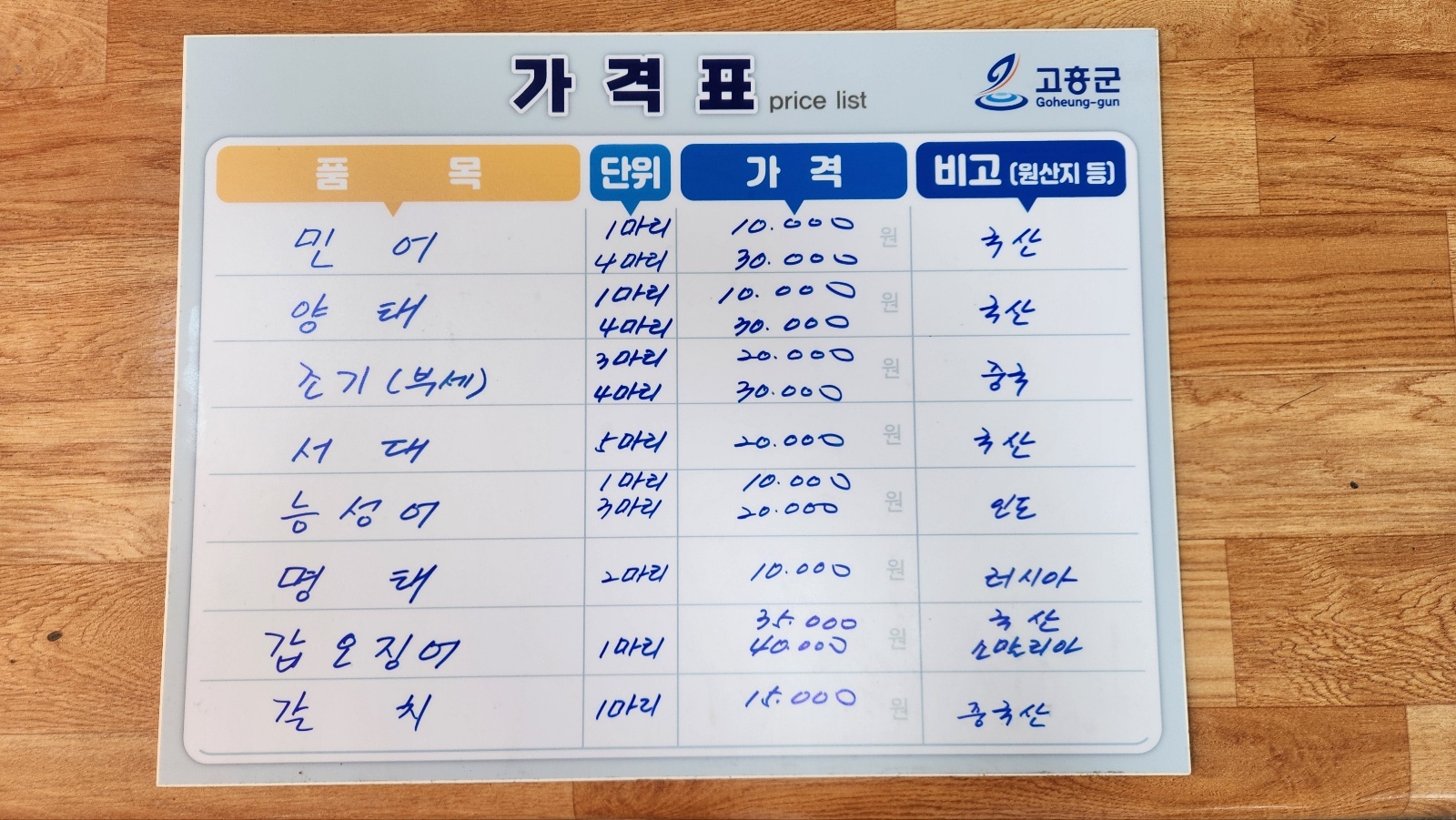 꽃네네 생선구이