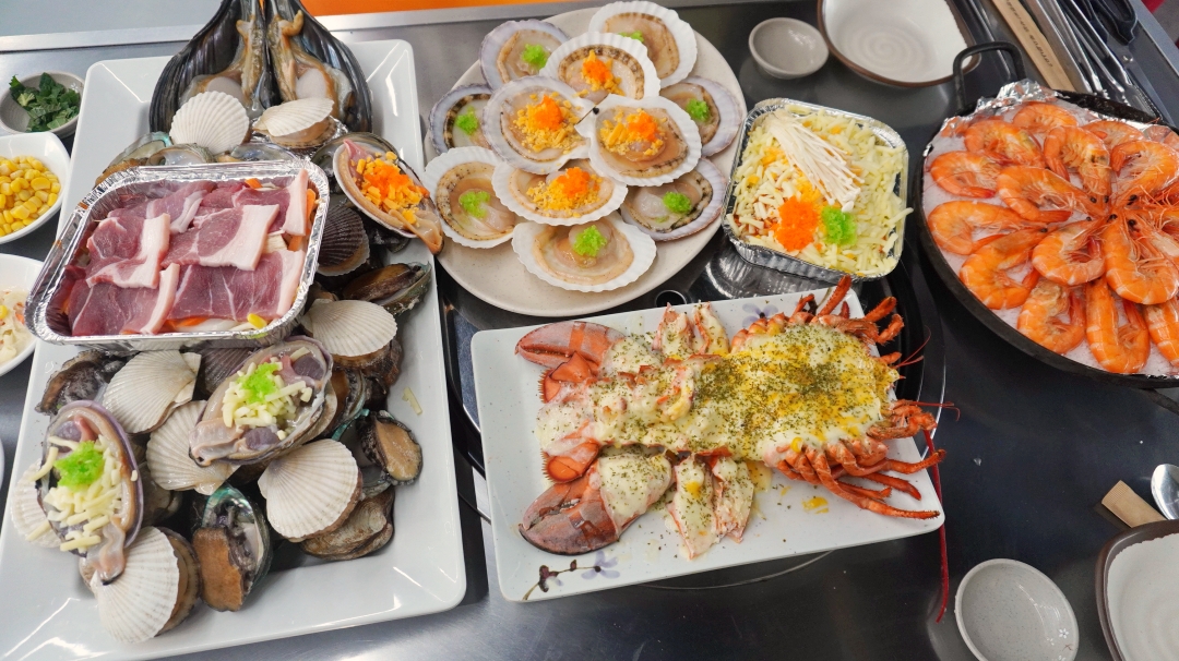 을왕리 해송 조개구이
