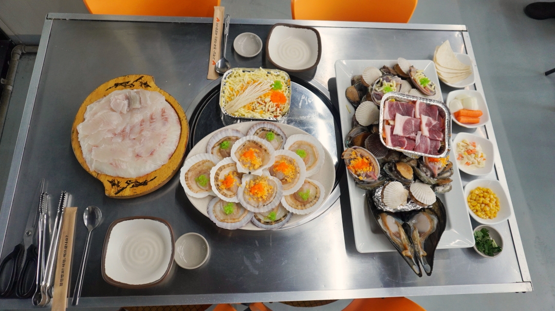 을왕리 해송 조개구이