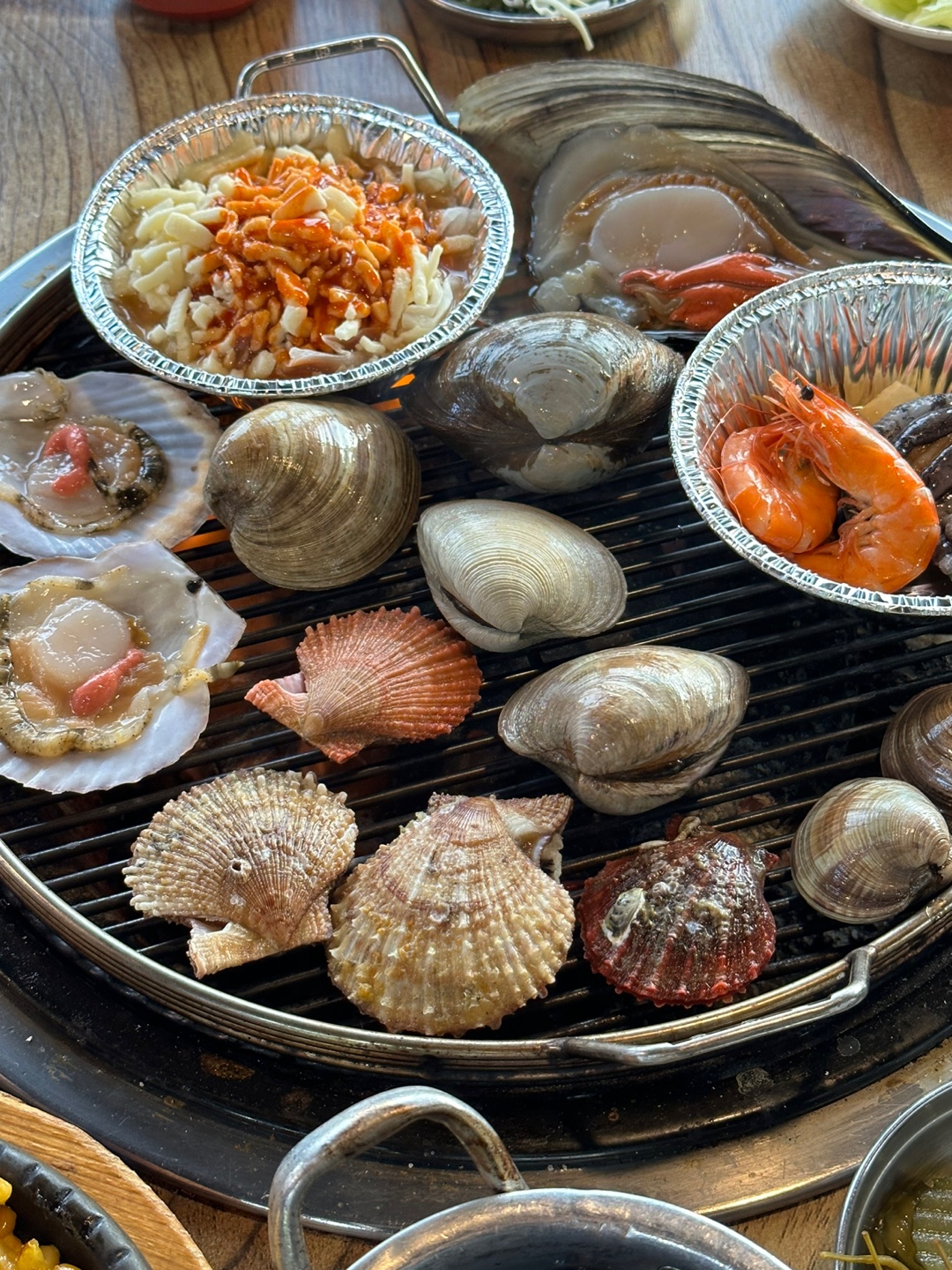 여수 회 조개구이