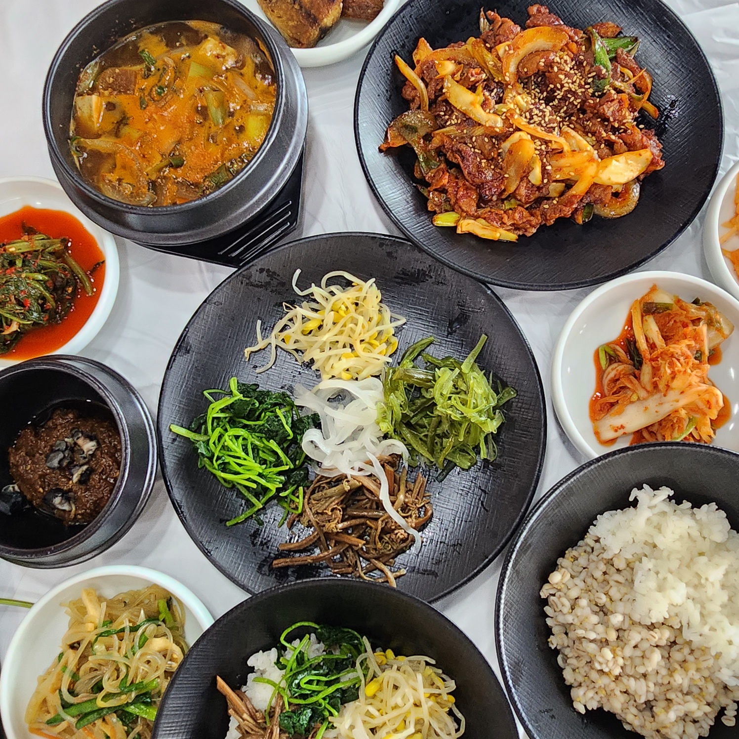 영진보리밥쌈밥