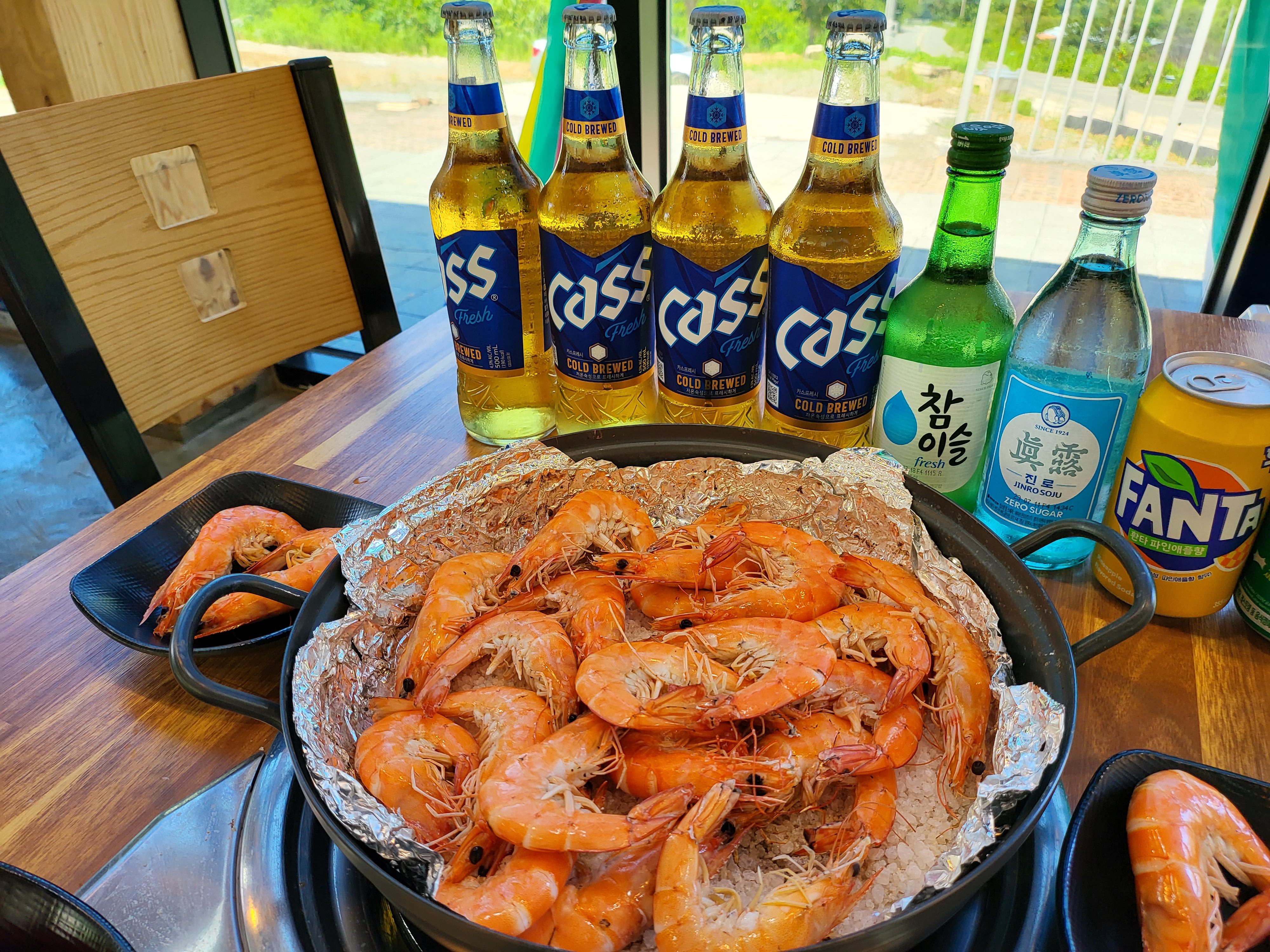 대포왕새우오리구이