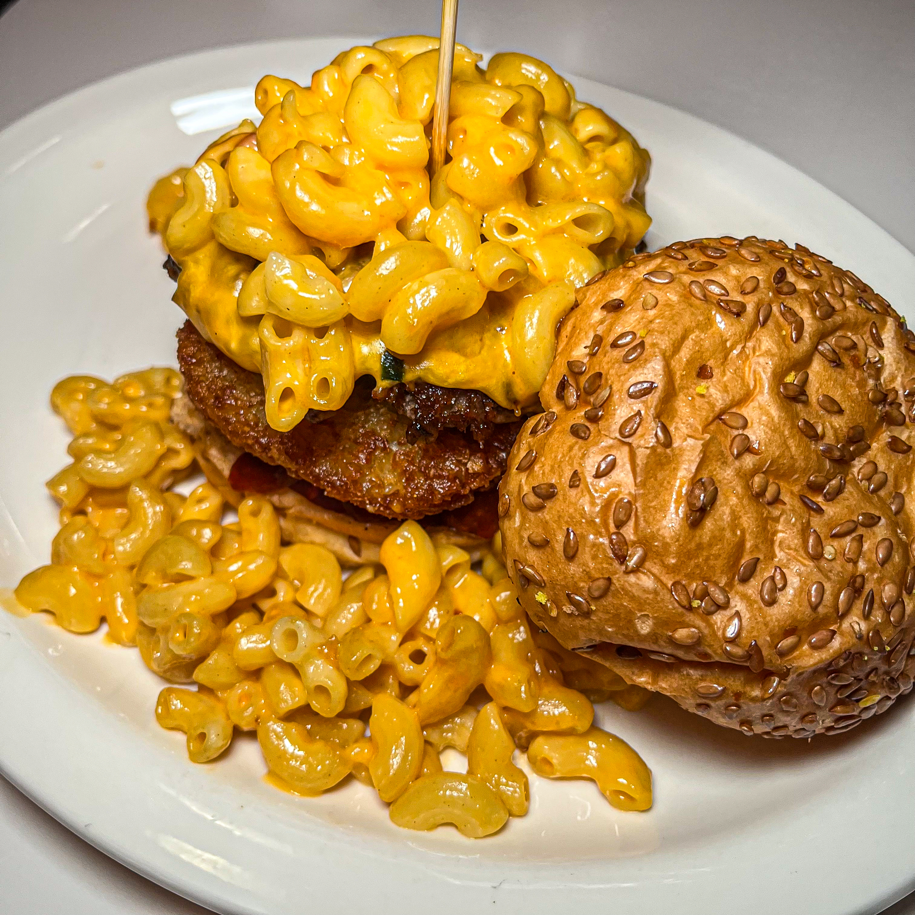 Mac and Cheese Burger