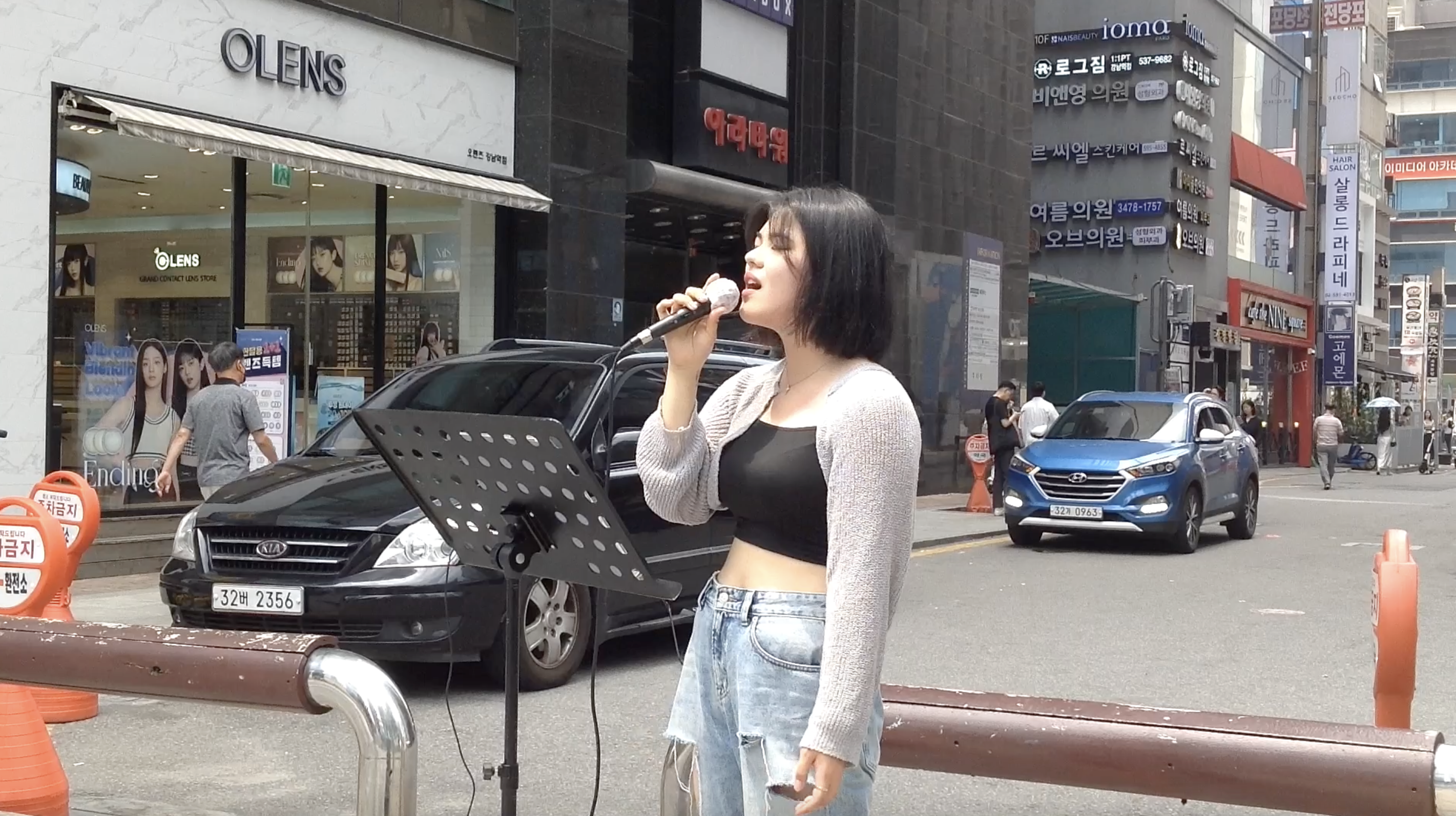 기발한 보컬 강남
