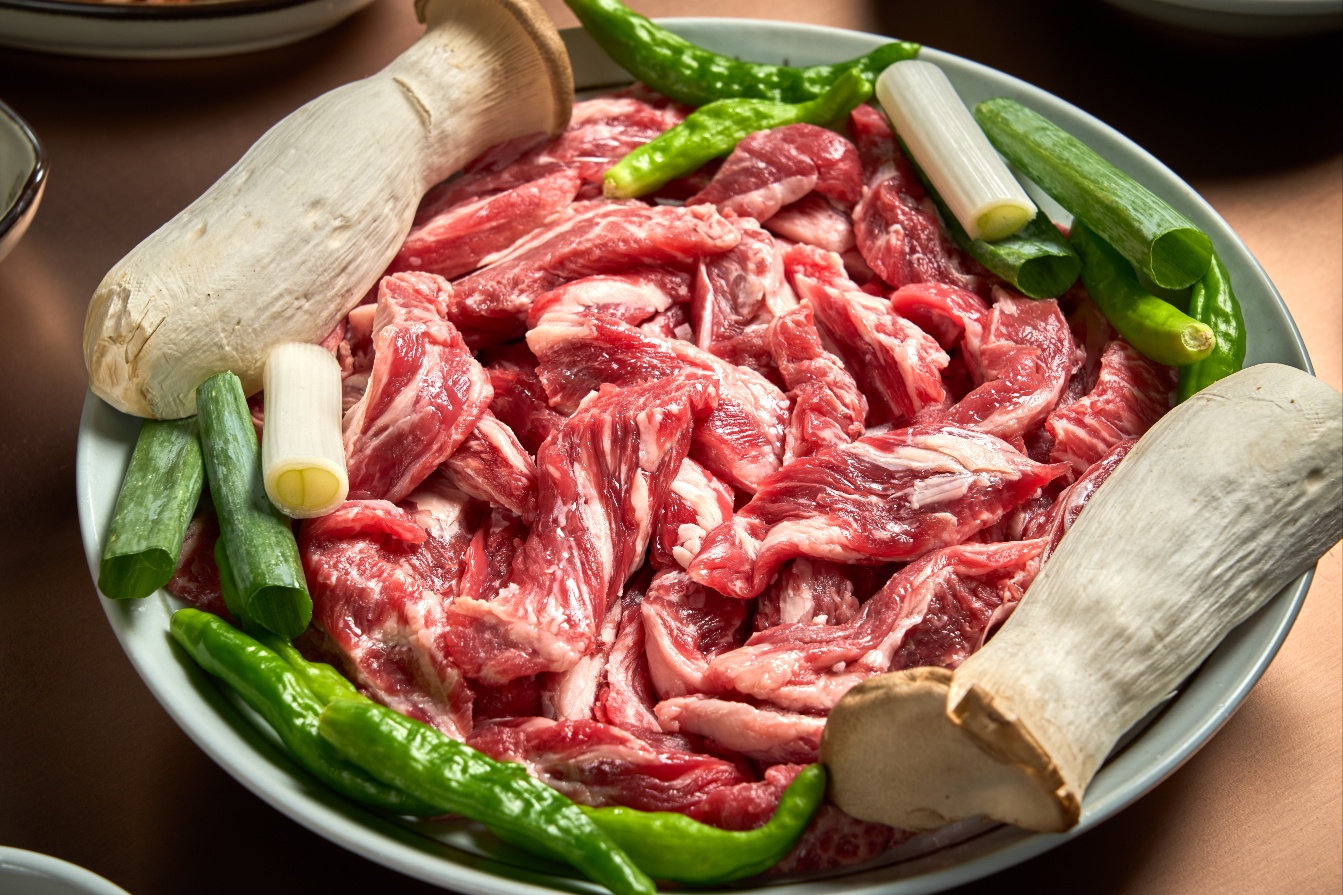 생 소갈비살 소금구이(150g)