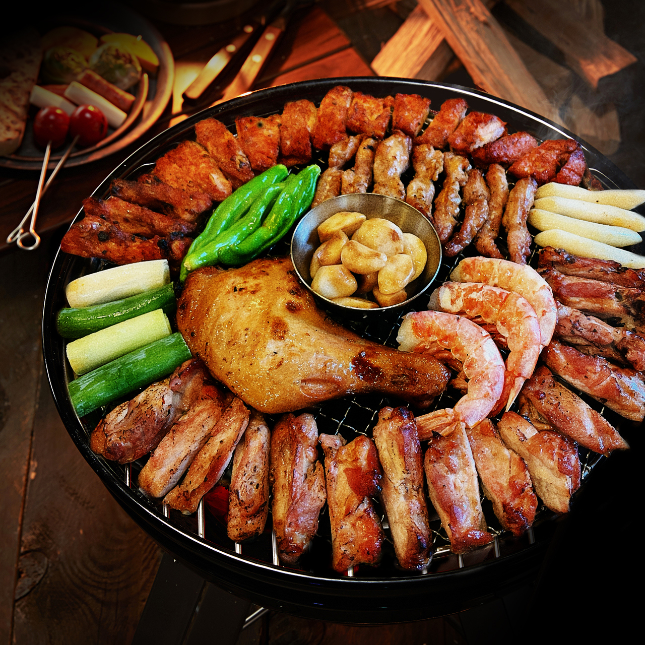 암사골 숯불닭갈비