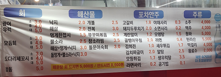 중리회포차