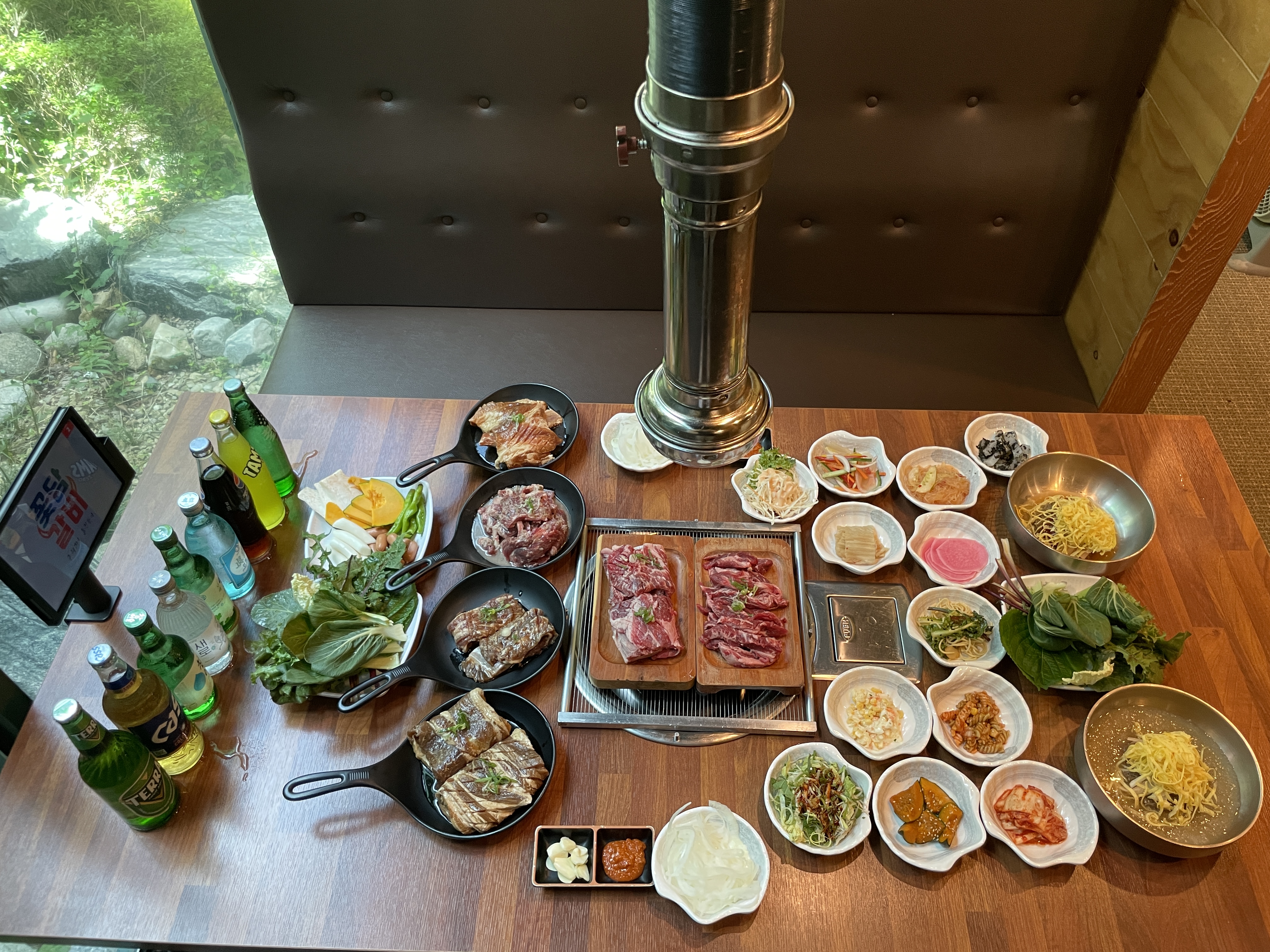 꽃담갈비 학동점