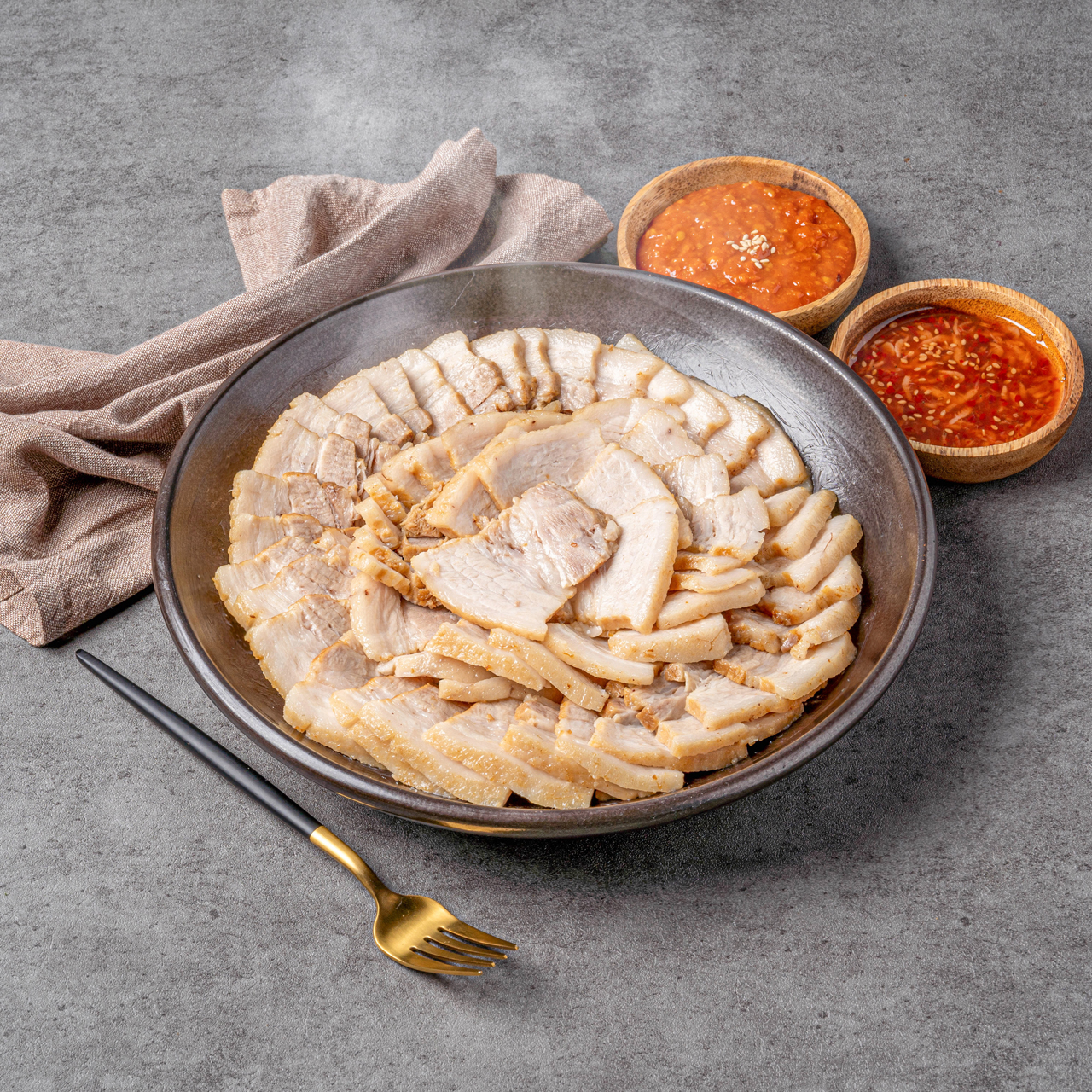 황금통마늘 보쌈 (대)