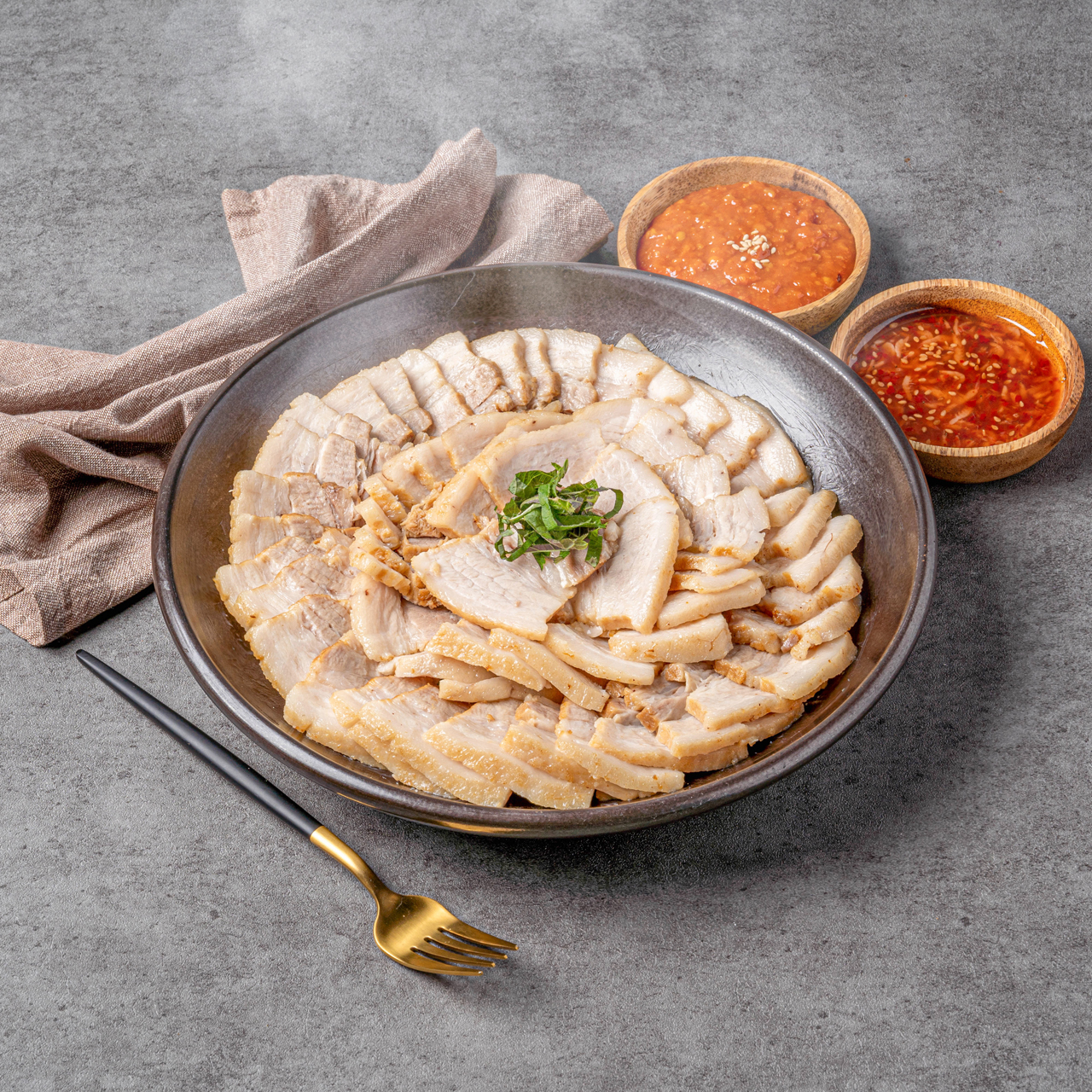 황금통마늘 보쌈 (소)