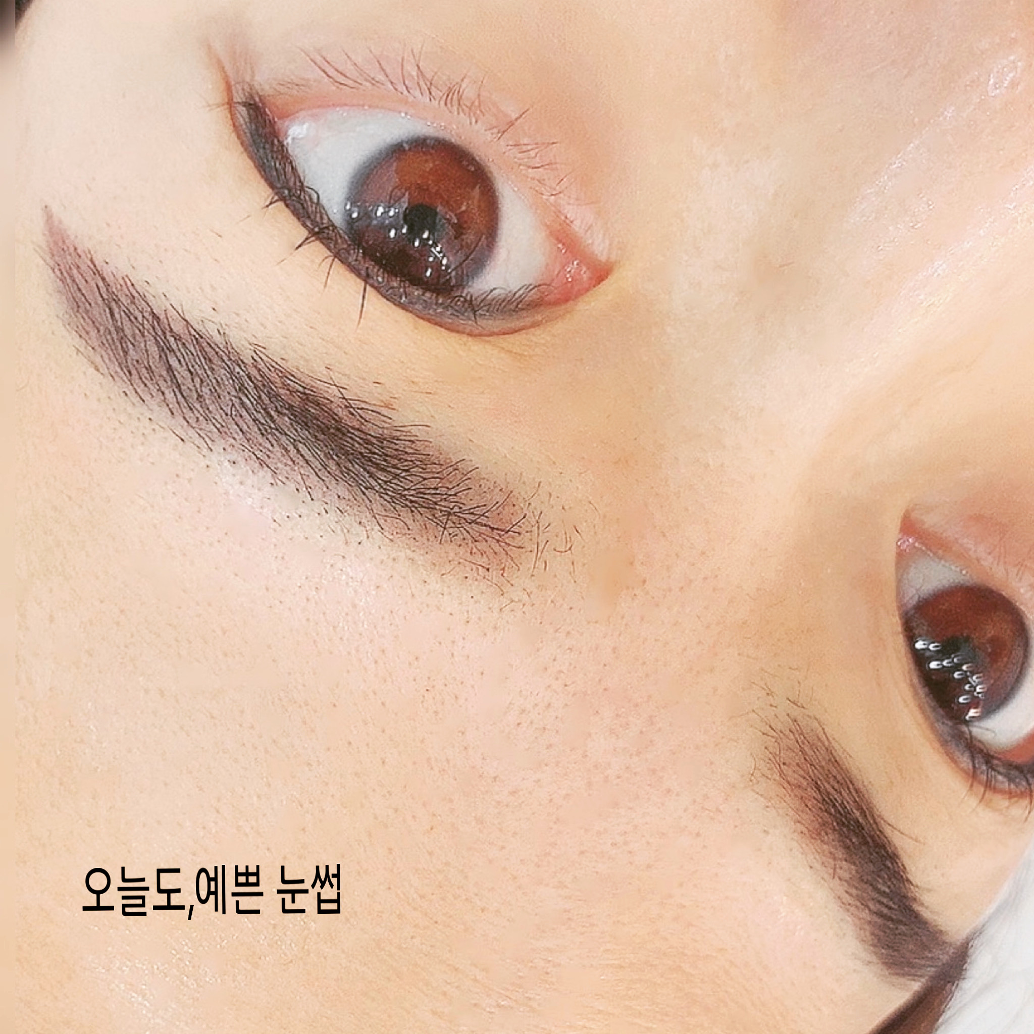 오늘도,예쁜 눈썹