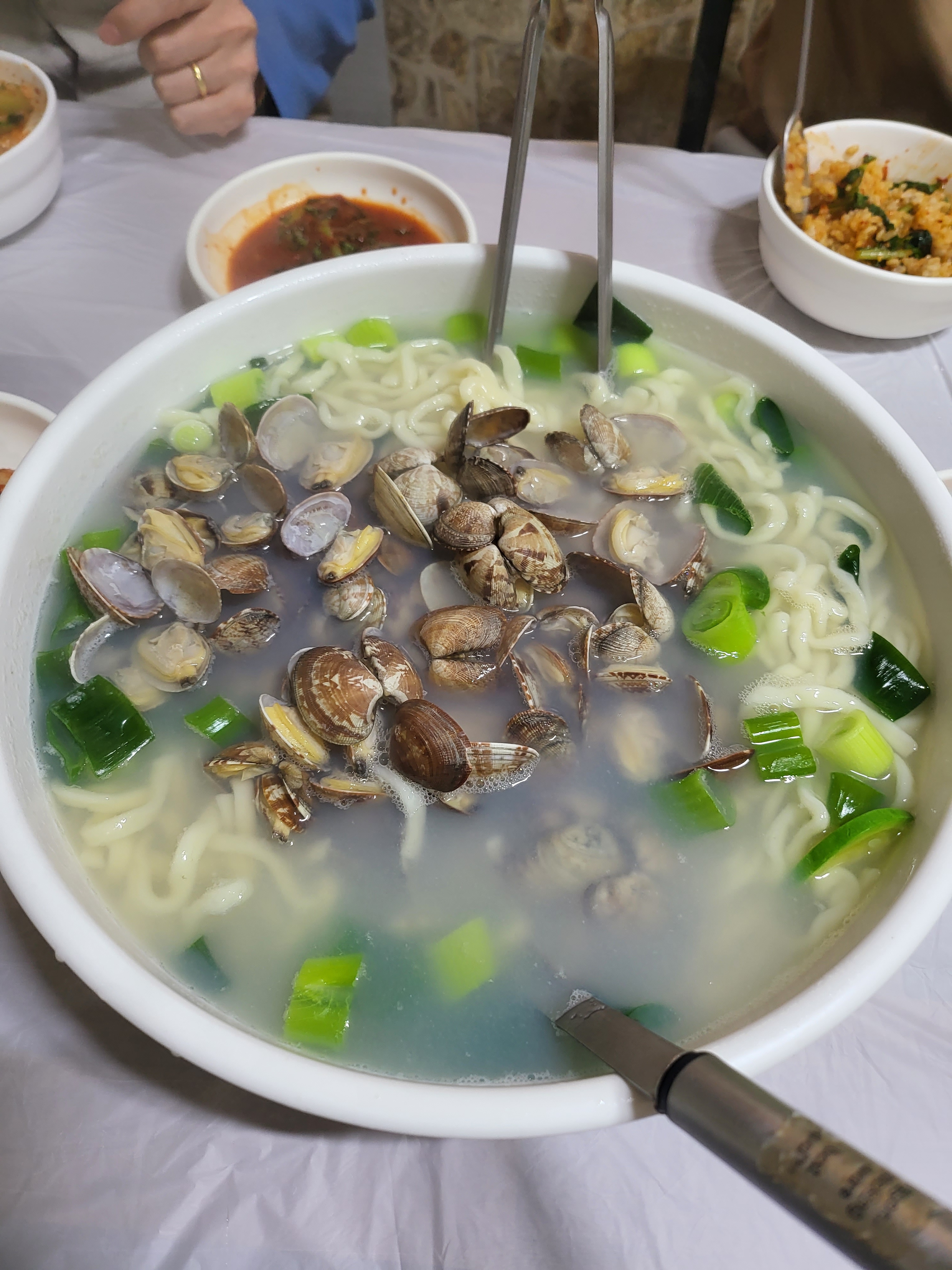 청정바지락칼국수