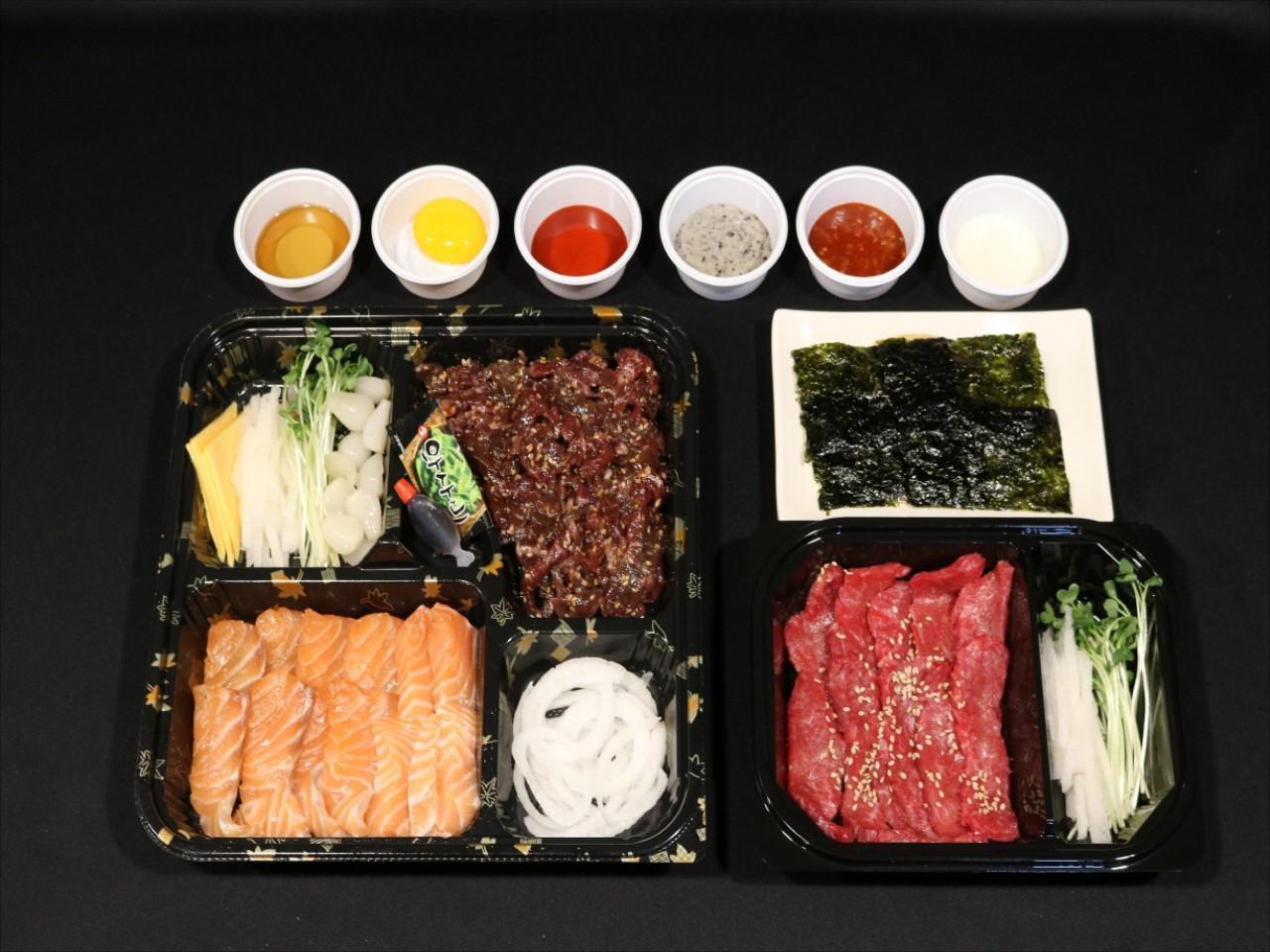 아리랑육회 쓰리랑연어 백석점