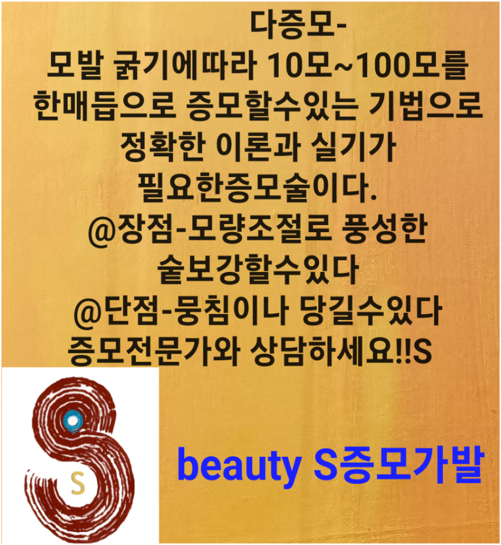 김호증모가발 여우헤어.뷰티S