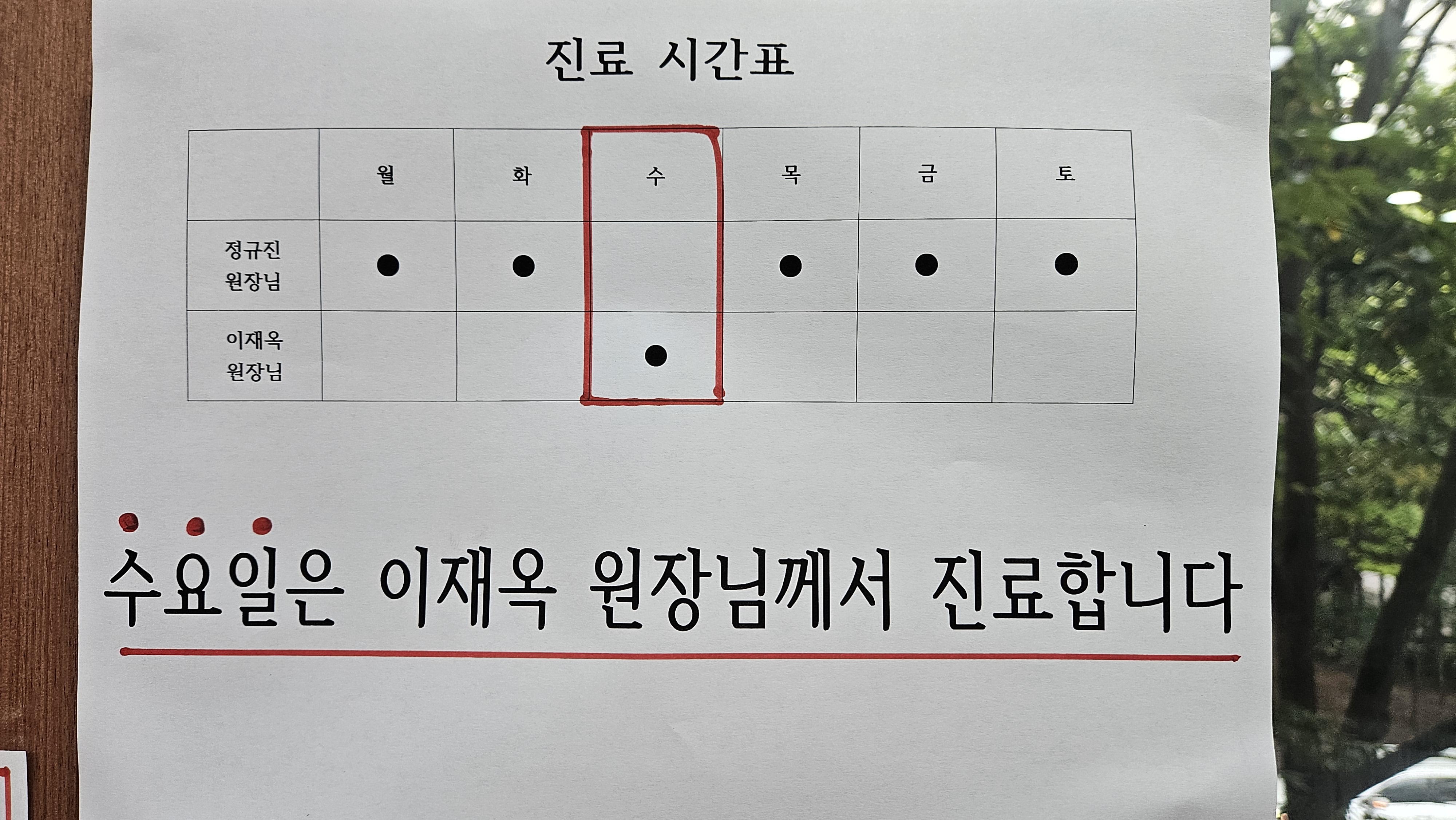 정규진안과의원