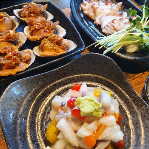 비진도 전복구이