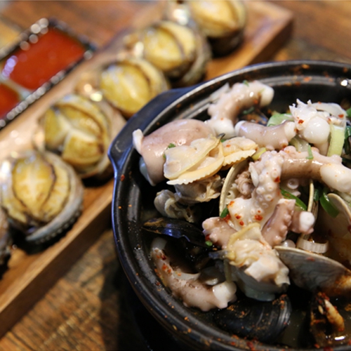 비진도 전복구이