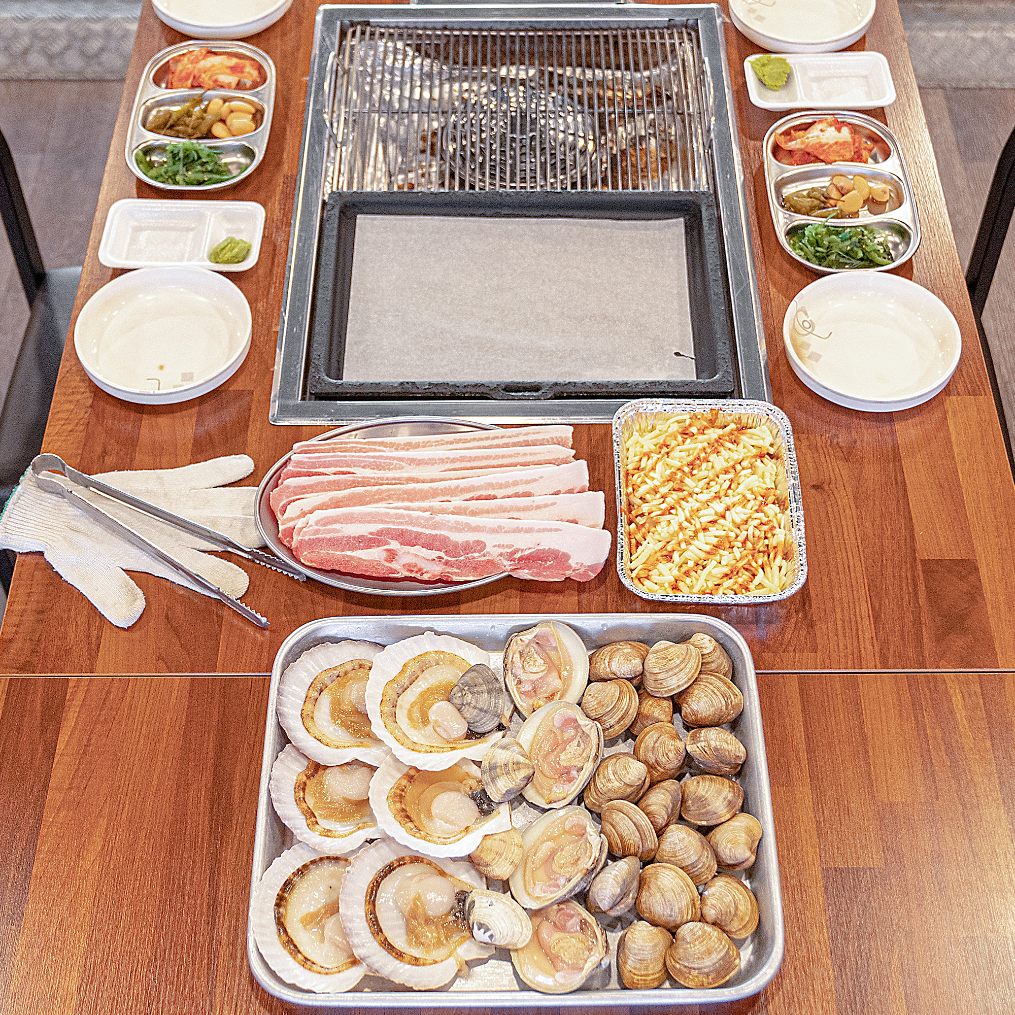 조개구이 + 삼겹살 무한리필