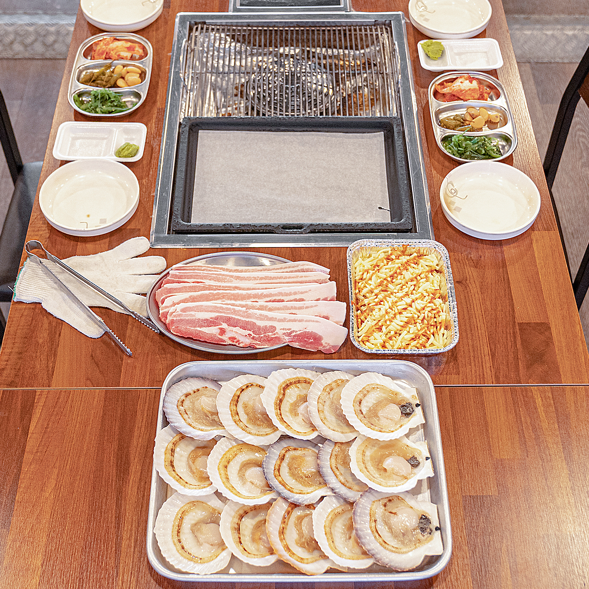가리비구이 + 삼겹살 무한리필