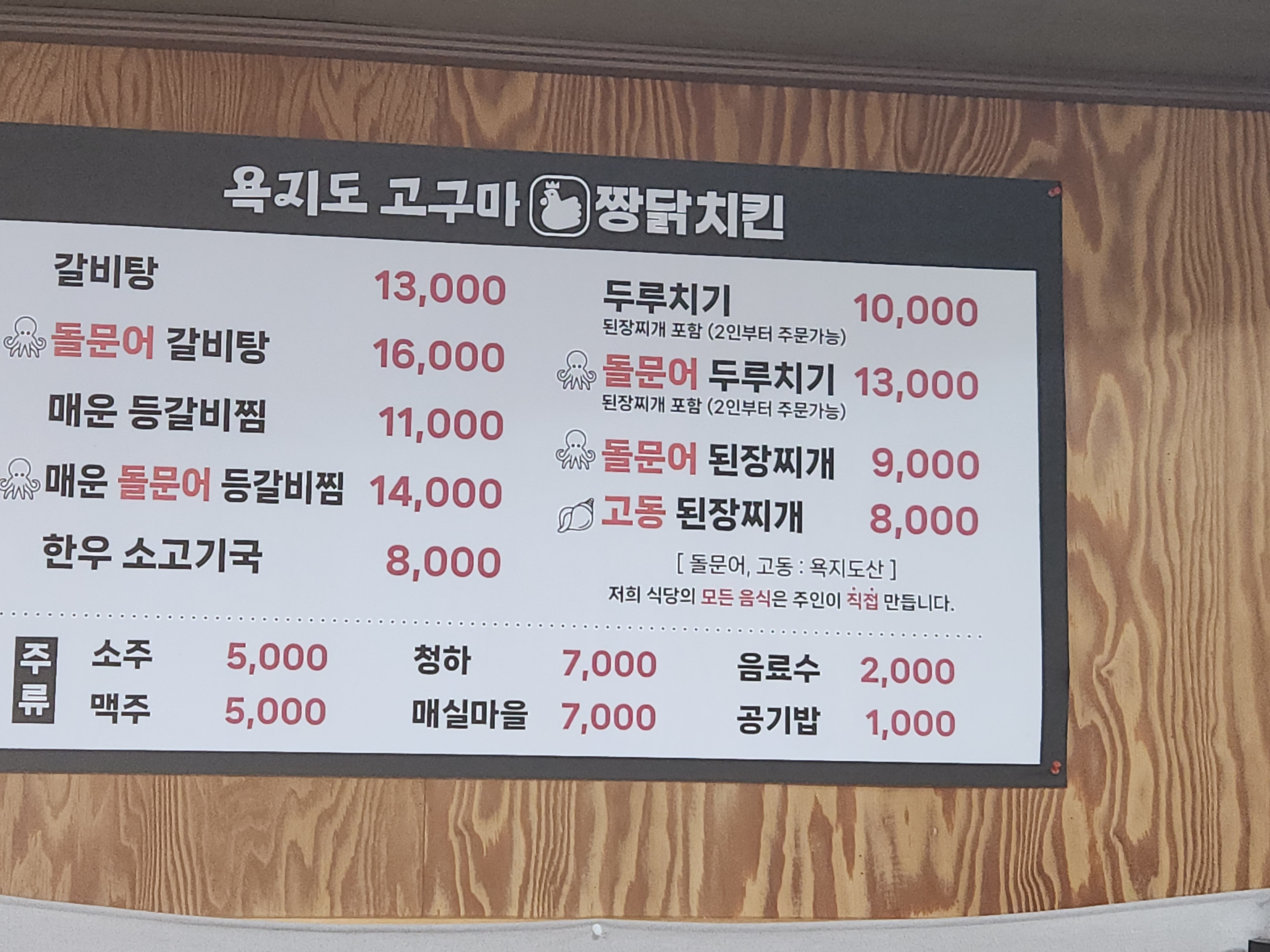 짱닭치킨 욕지도점