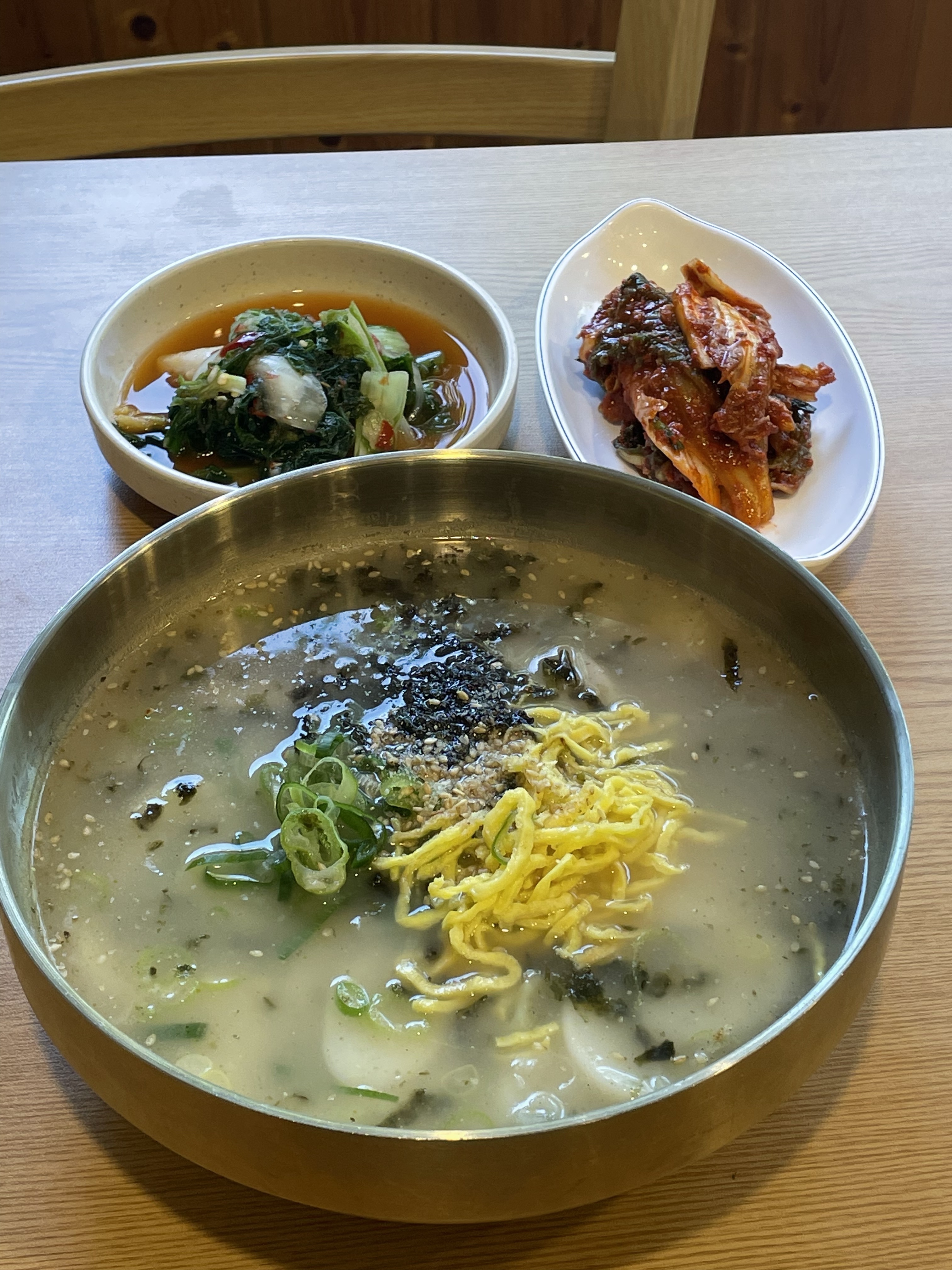초원냉면 들깨칼국수