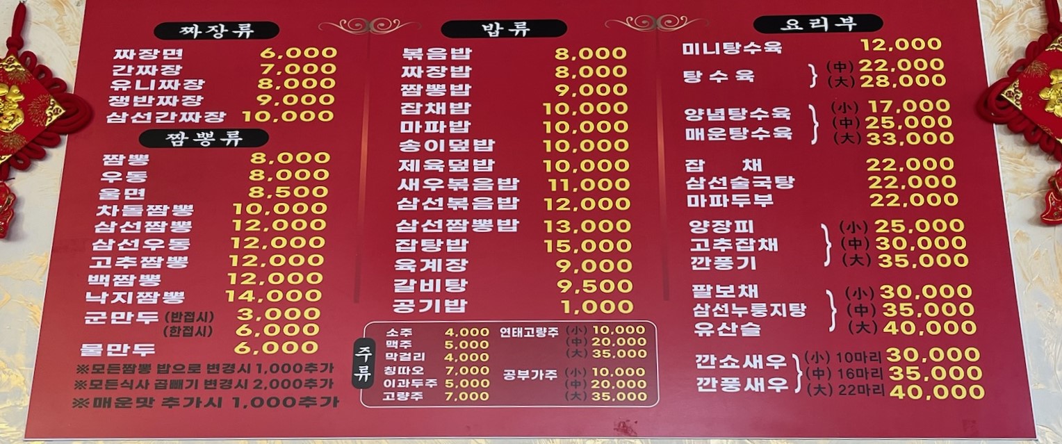 용상중화요리