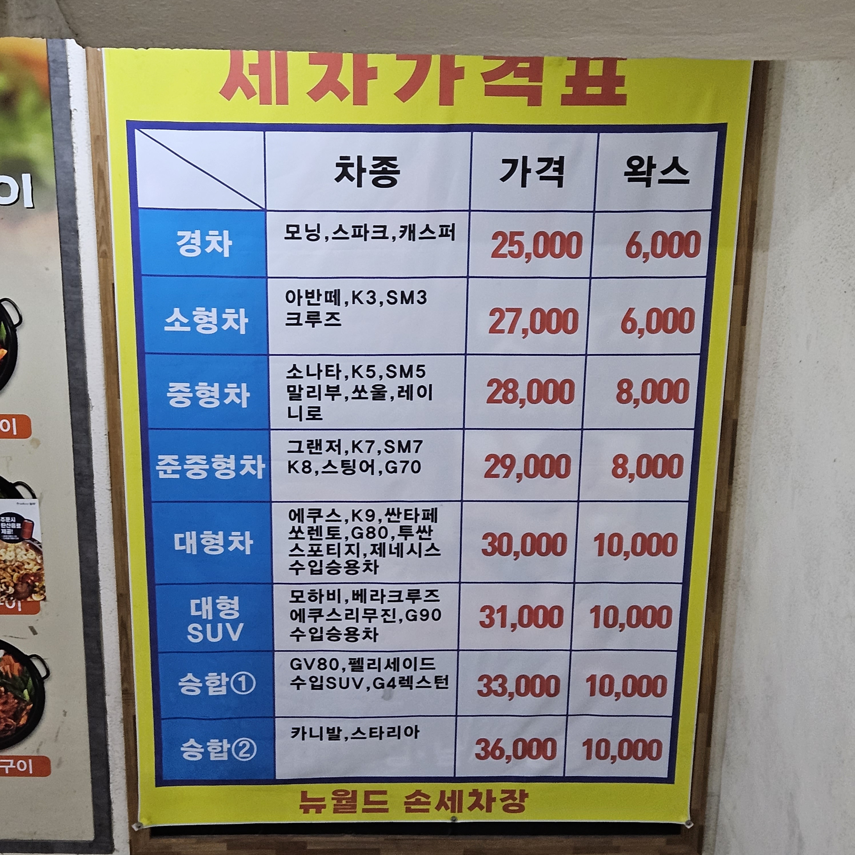 뉴월드세차타운