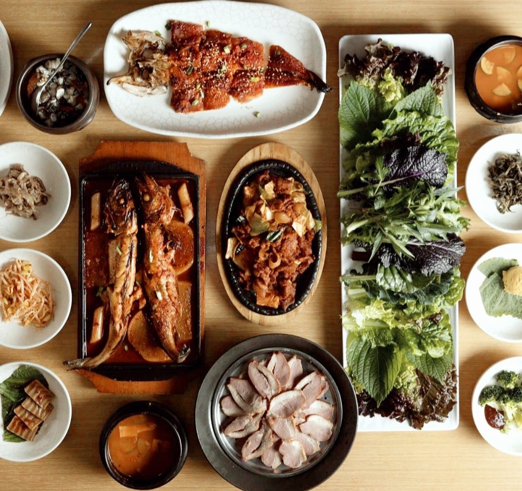 하늘빛우렁쌈밥 문정점 반려동물 동반 애견카페