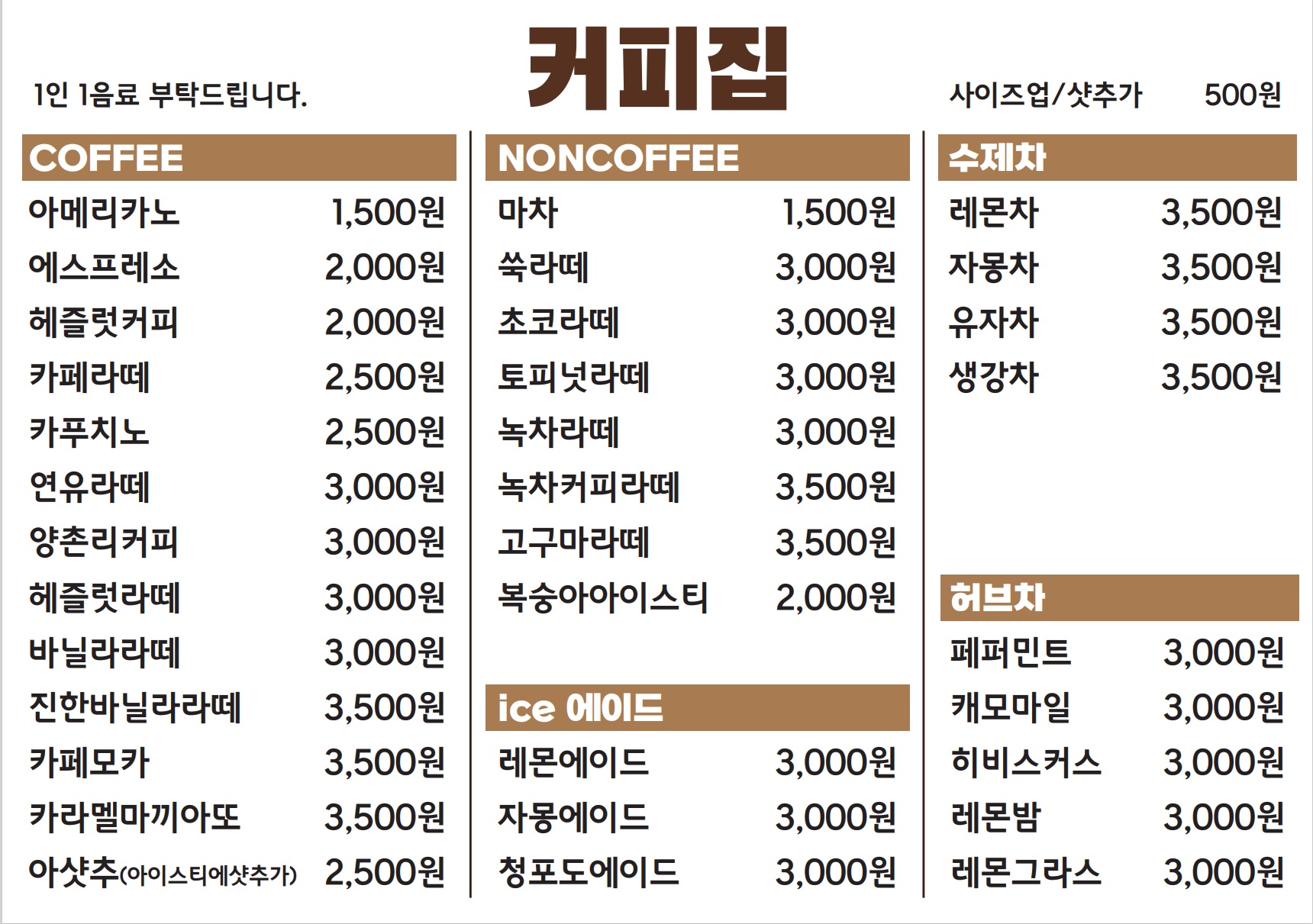 커피집 평화점
