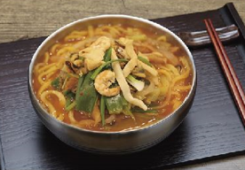 얼큰해물칼국수