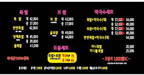 장충달인의족발