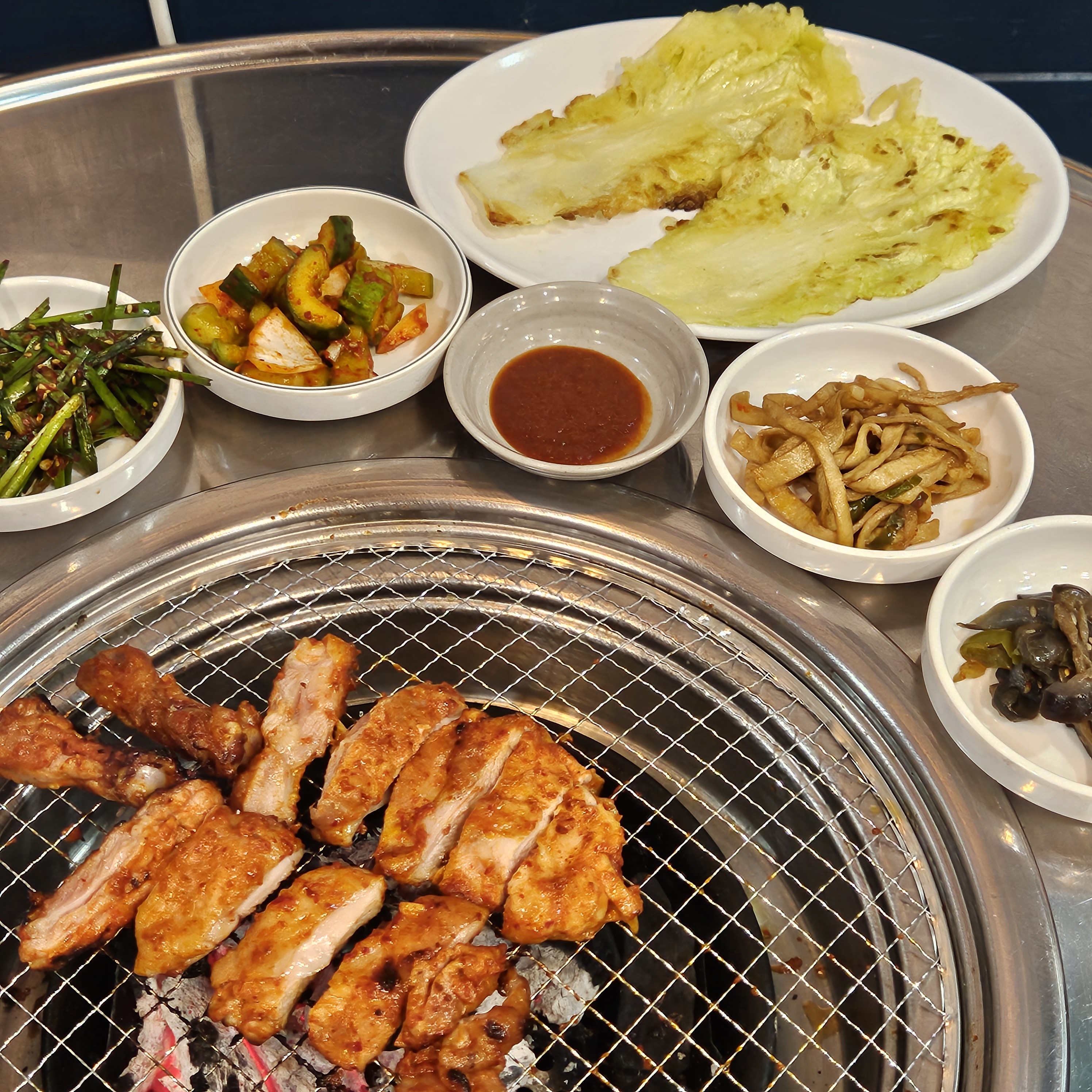 구월계화로숯불닭갈비