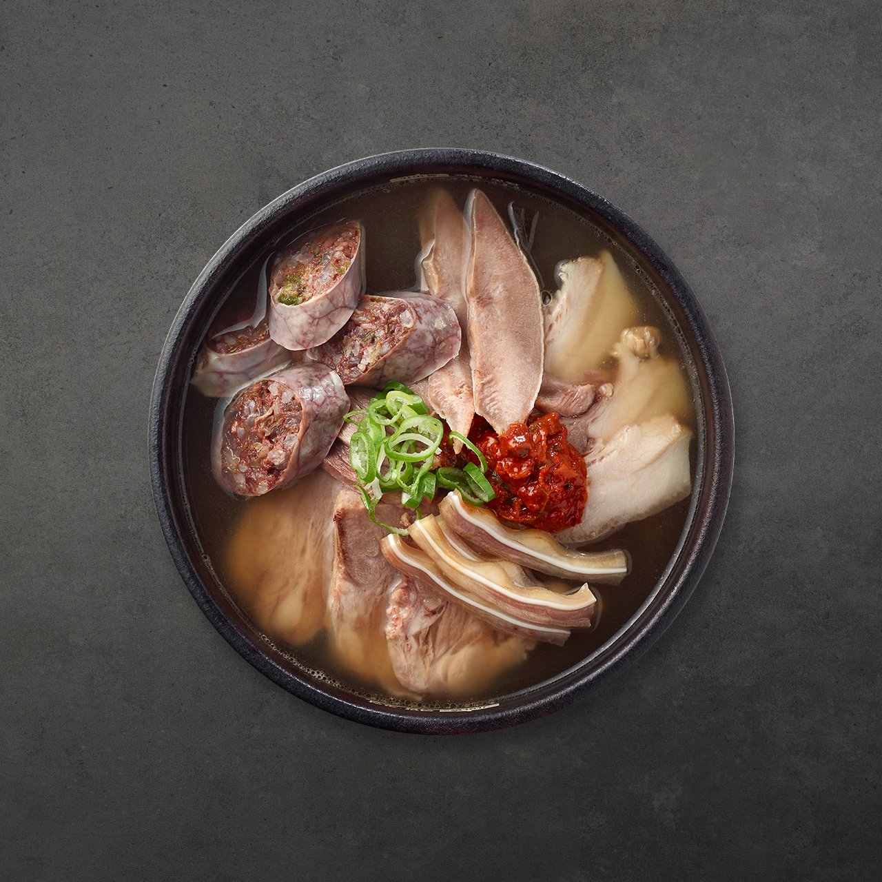 양지육수 순대국밥
