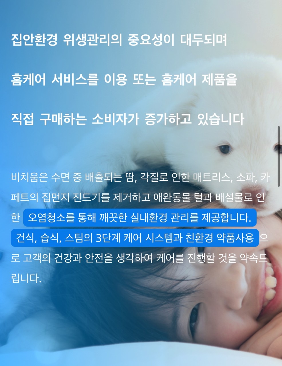 친환경 홈케어 비치움