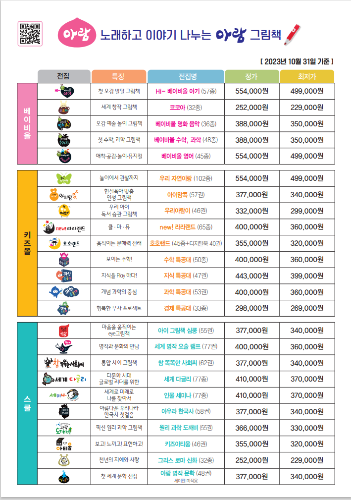 아람북스 롯데백화점 부산본점