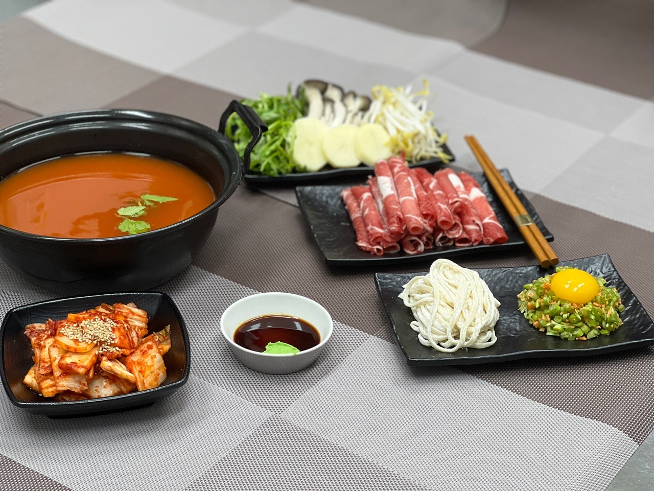 부평버섯샤브칼국수