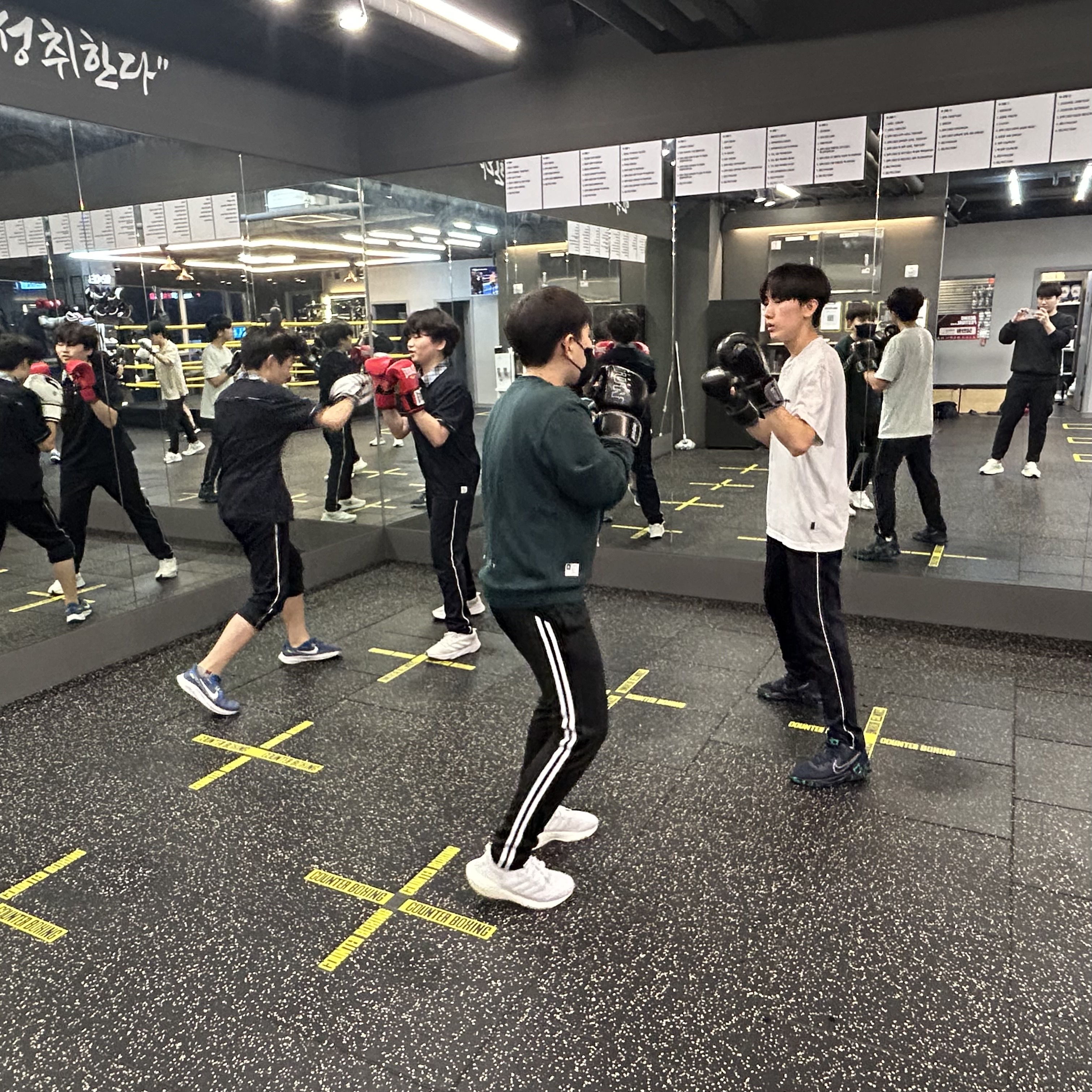 경기도 화성시 동탄구 복싱체육관 카운터 복싱 내부 모습 5