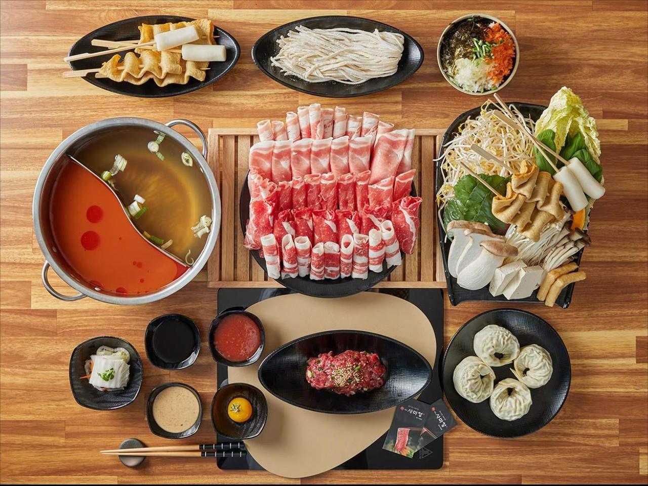 샤브샤브 세트 메뉴(야채무한)