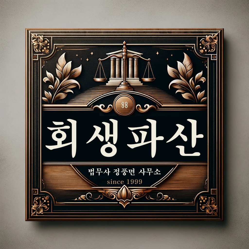 개인회생파산 정풍면법무사사무소 신용회복상담전문 대표 메뉴