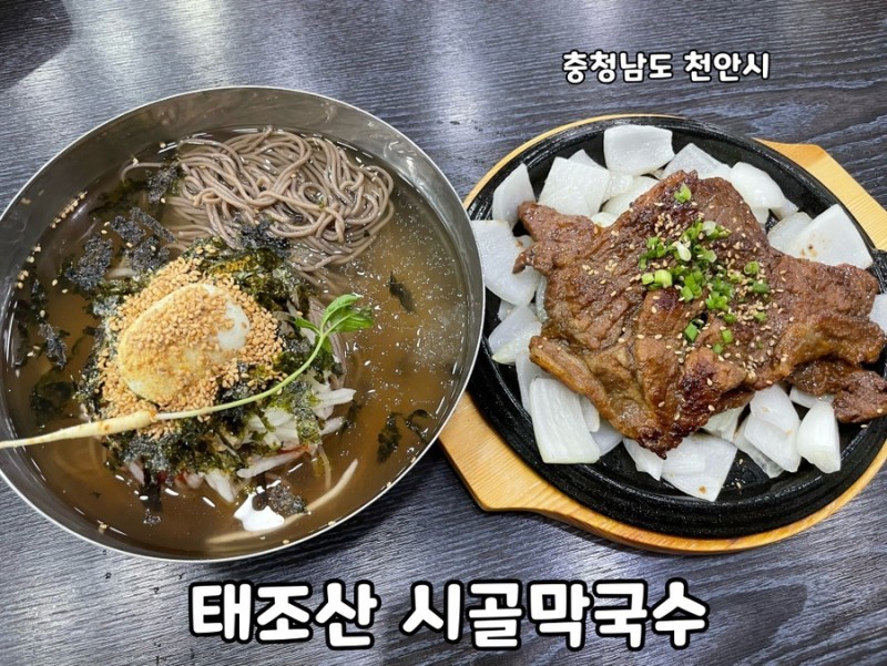 태조산시골막국수