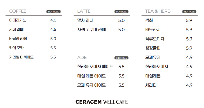 세라젬 웰카페 거제고현직영점